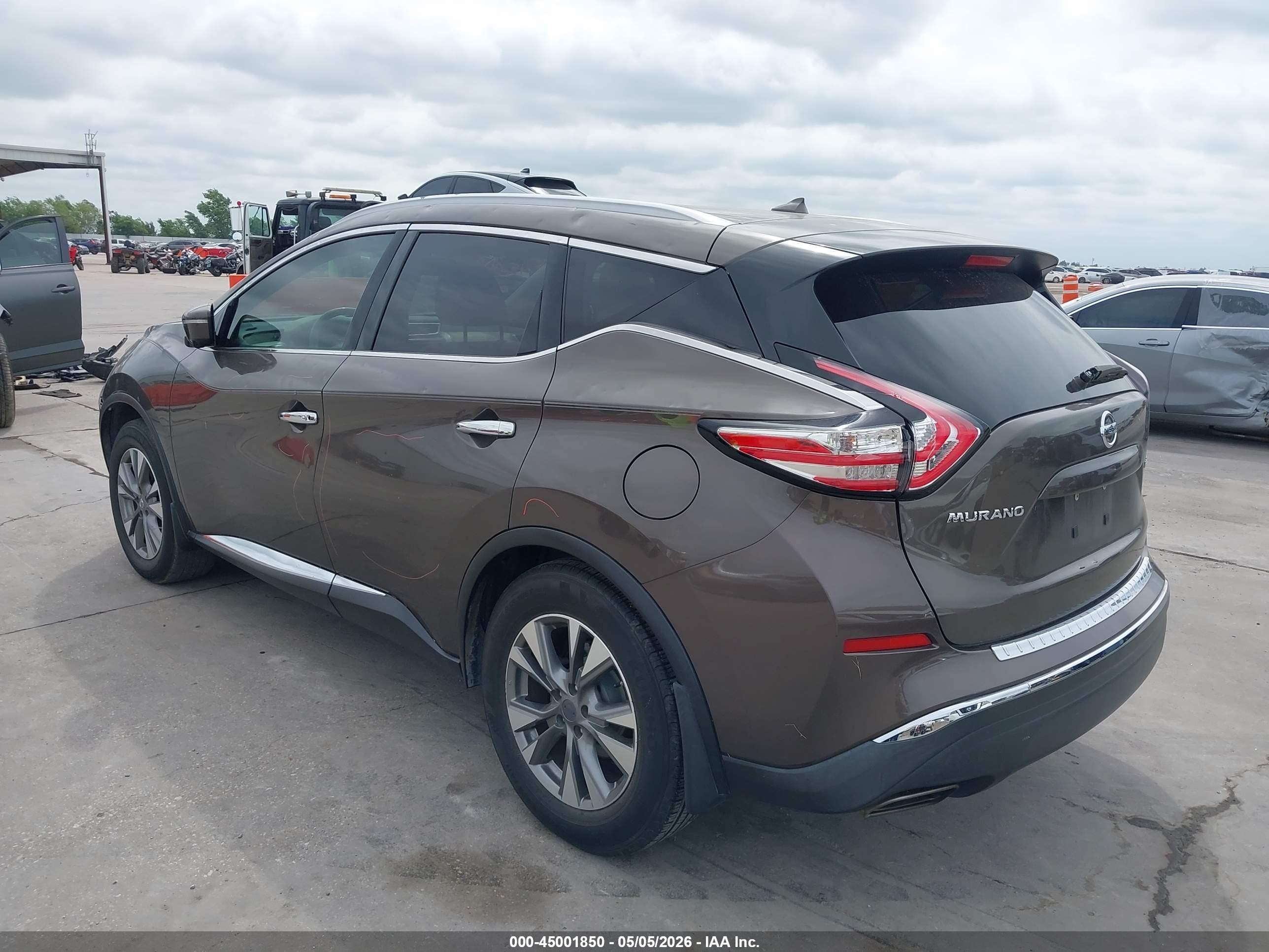 2015 Nissan Murano Platinum Brown vin: 5N1AZ2MG4FN238955