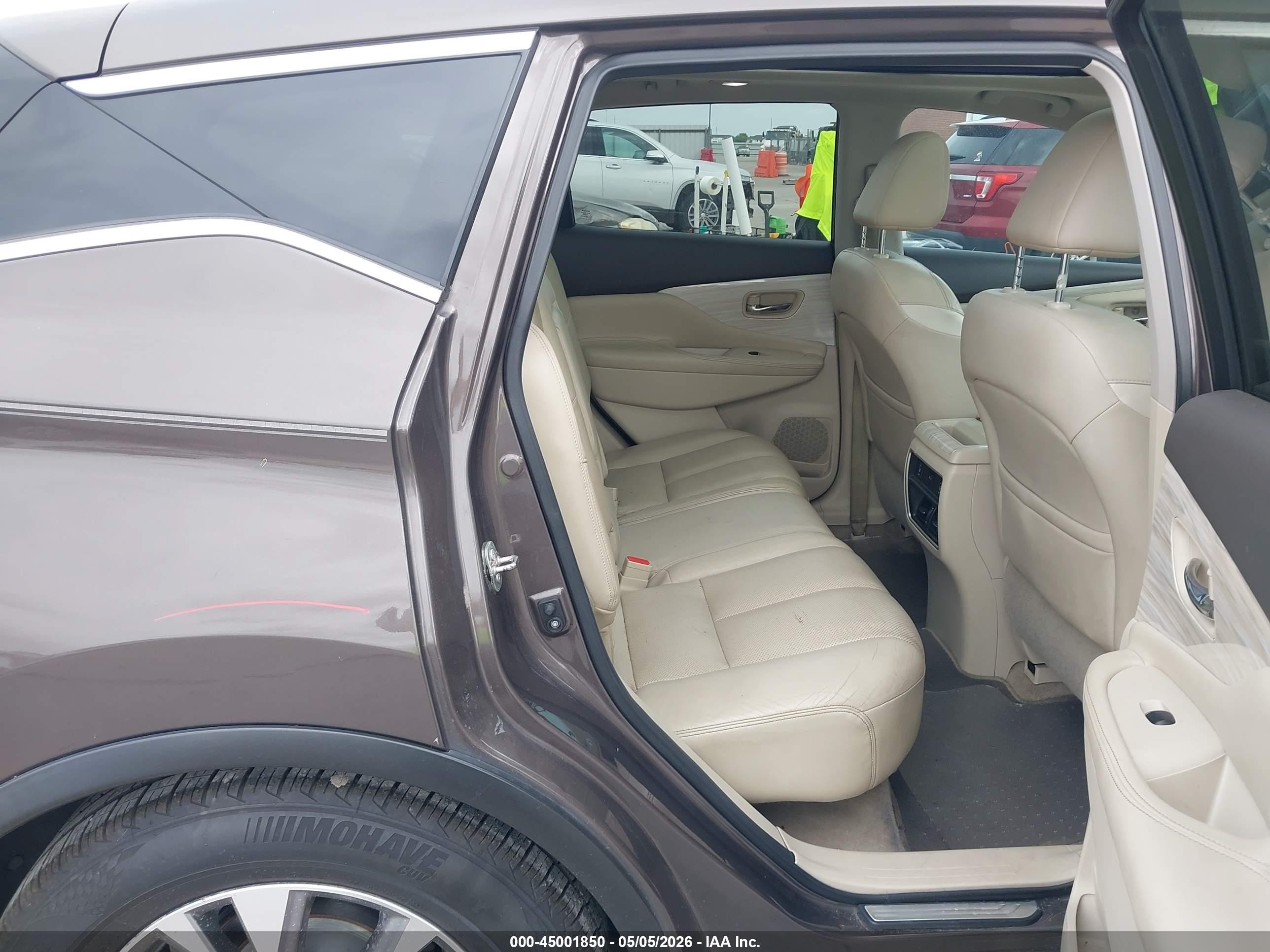 2015 Nissan Murano Platinum Brown vin: 5N1AZ2MG4FN238955