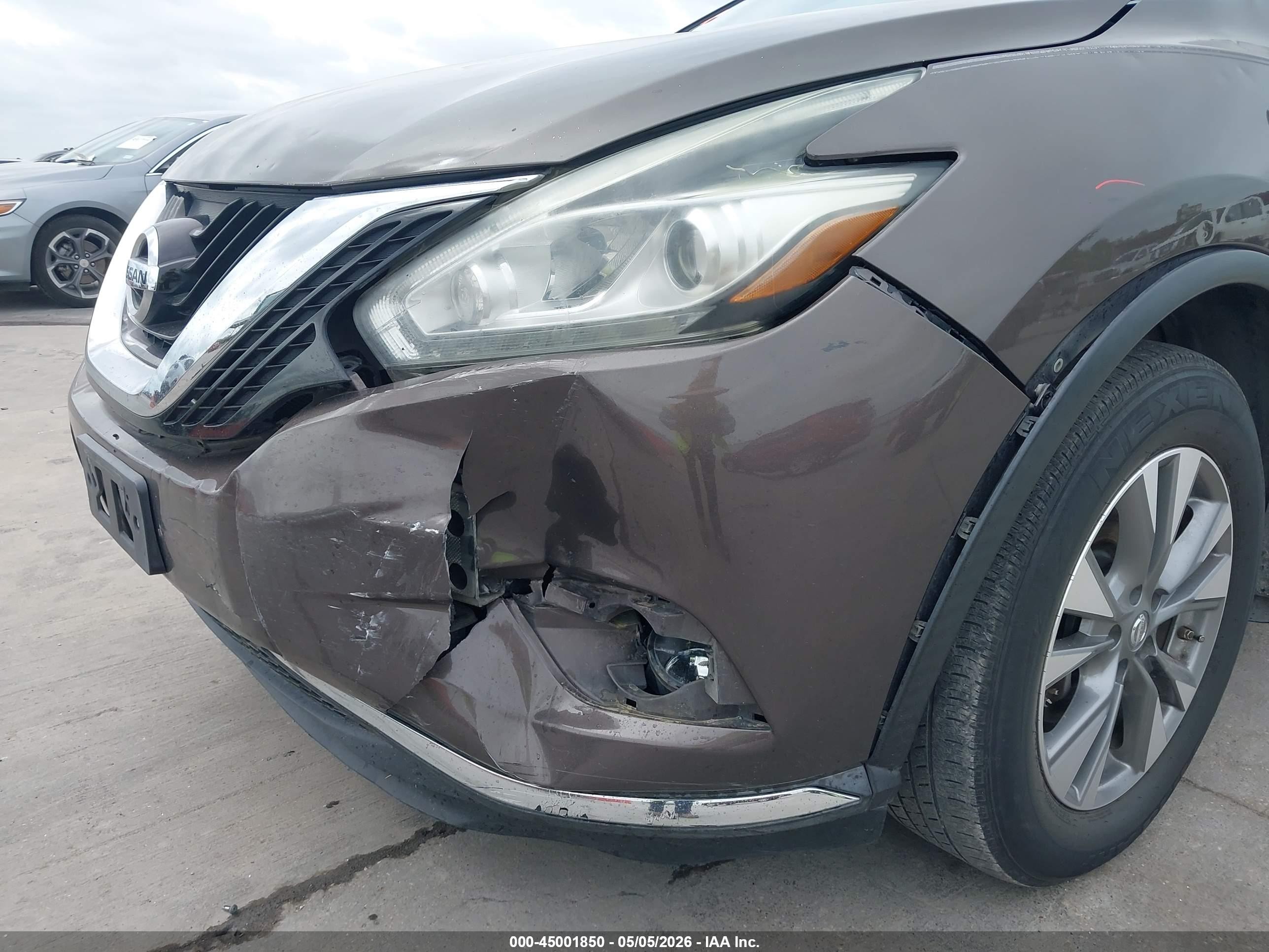 2015 Nissan Murano Platinum Brown vin: 5N1AZ2MG4FN238955