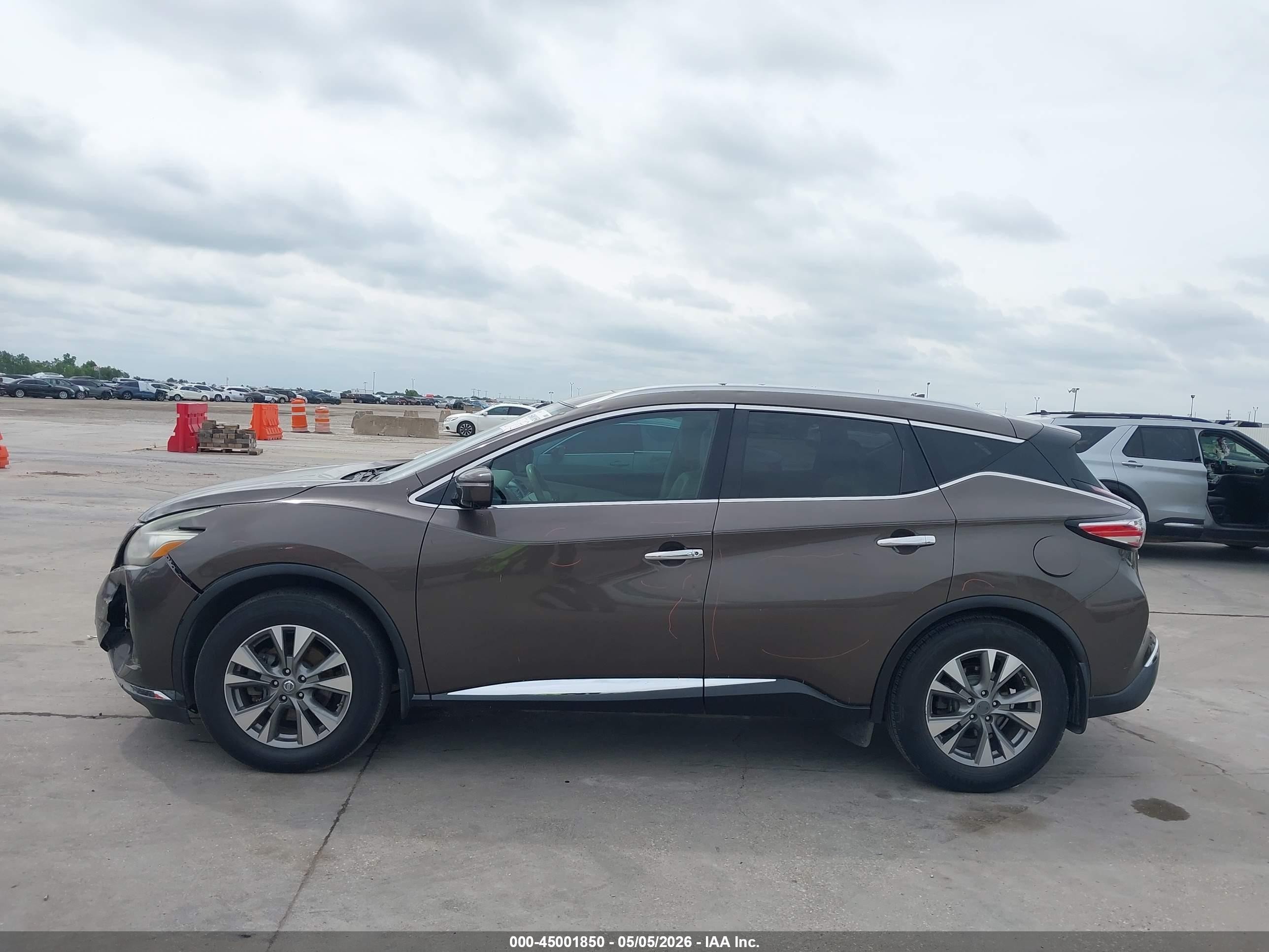 2015 Nissan Murano Platinum Brown vin: 5N1AZ2MG4FN238955