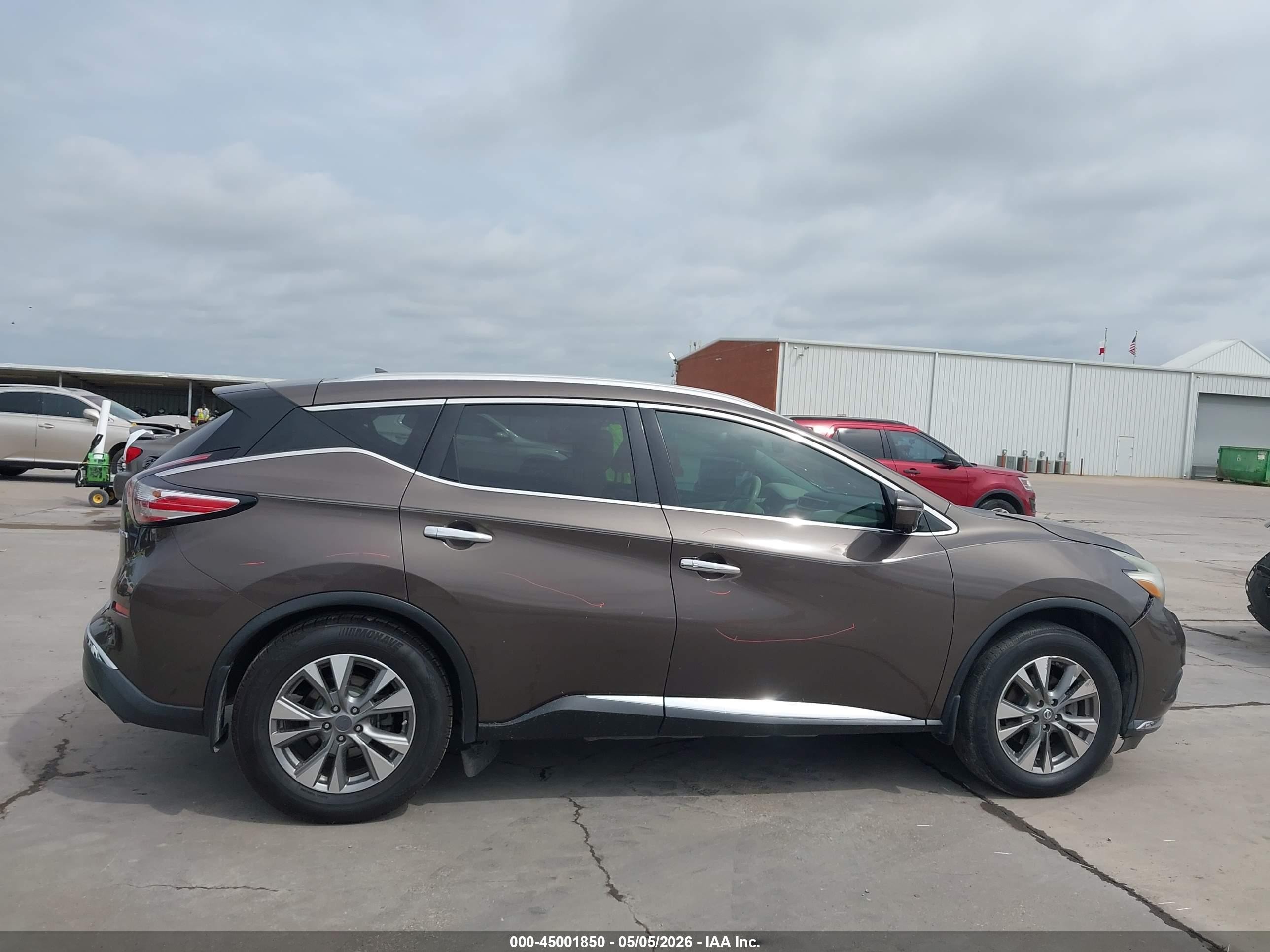 2015 Nissan Murano Platinum Brown vin: 5N1AZ2MG4FN238955