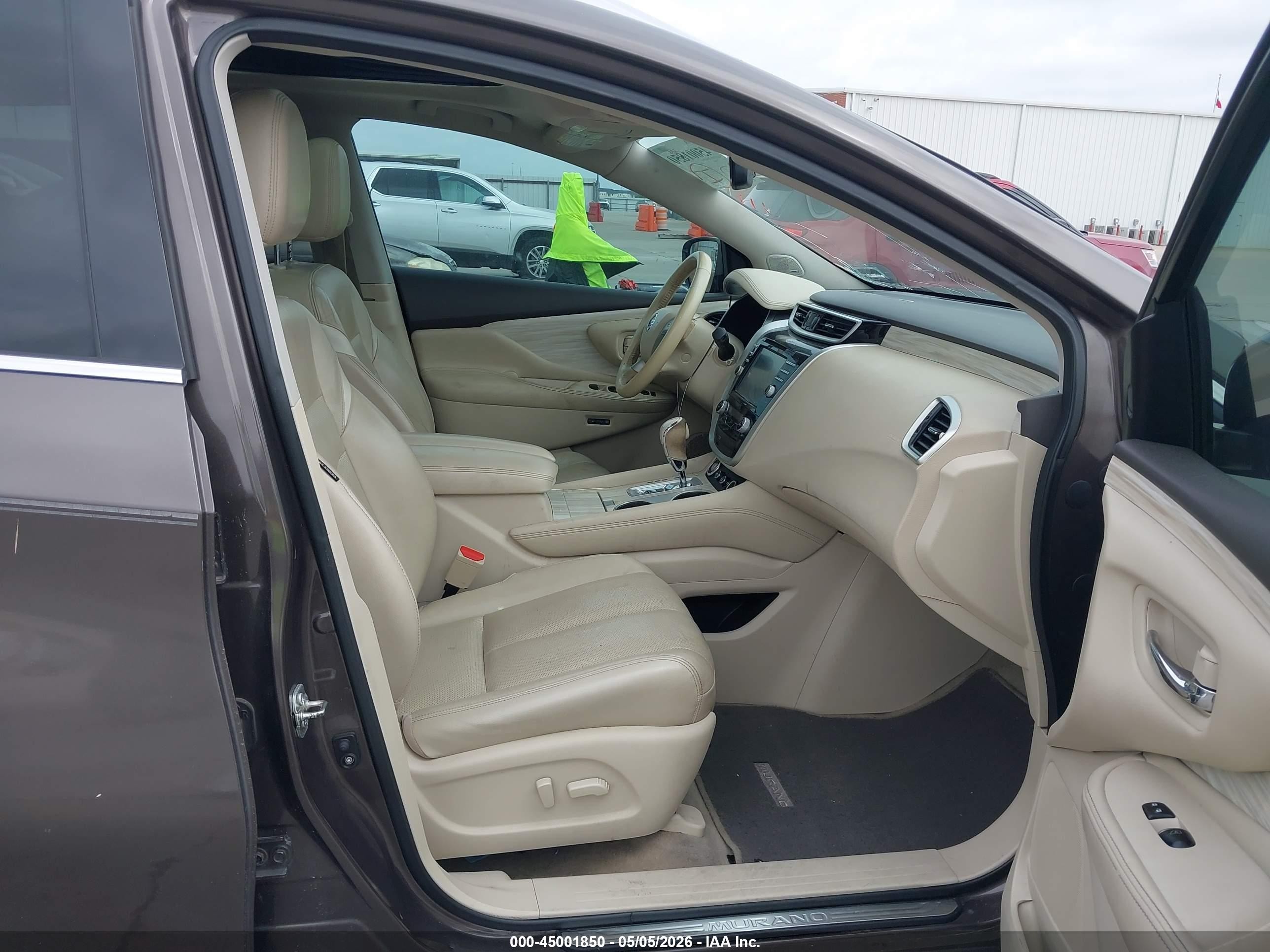 2015 Nissan Murano Platinum Brown vin: 5N1AZ2MG4FN238955