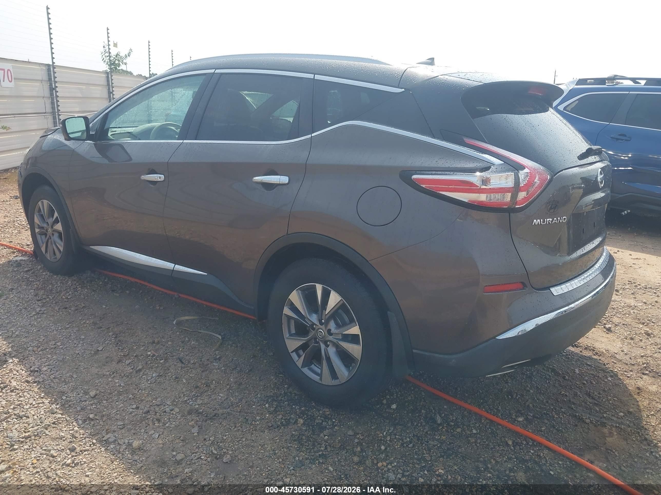 2015 Nissan Murano Sl Gray vin: 5N1AZ2MG4FN242892