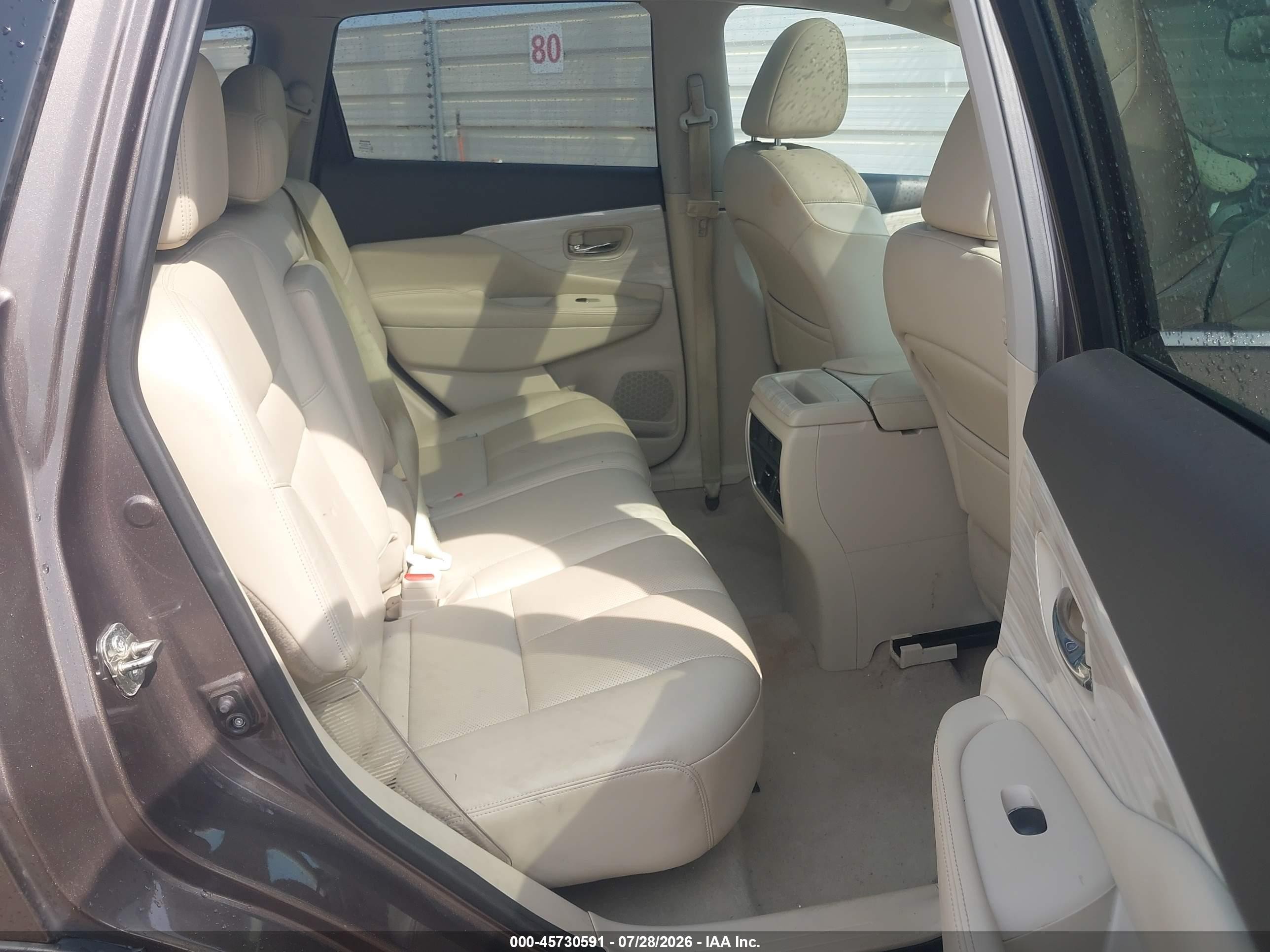 2015 Nissan Murano Sl Gray vin: 5N1AZ2MG4FN242892