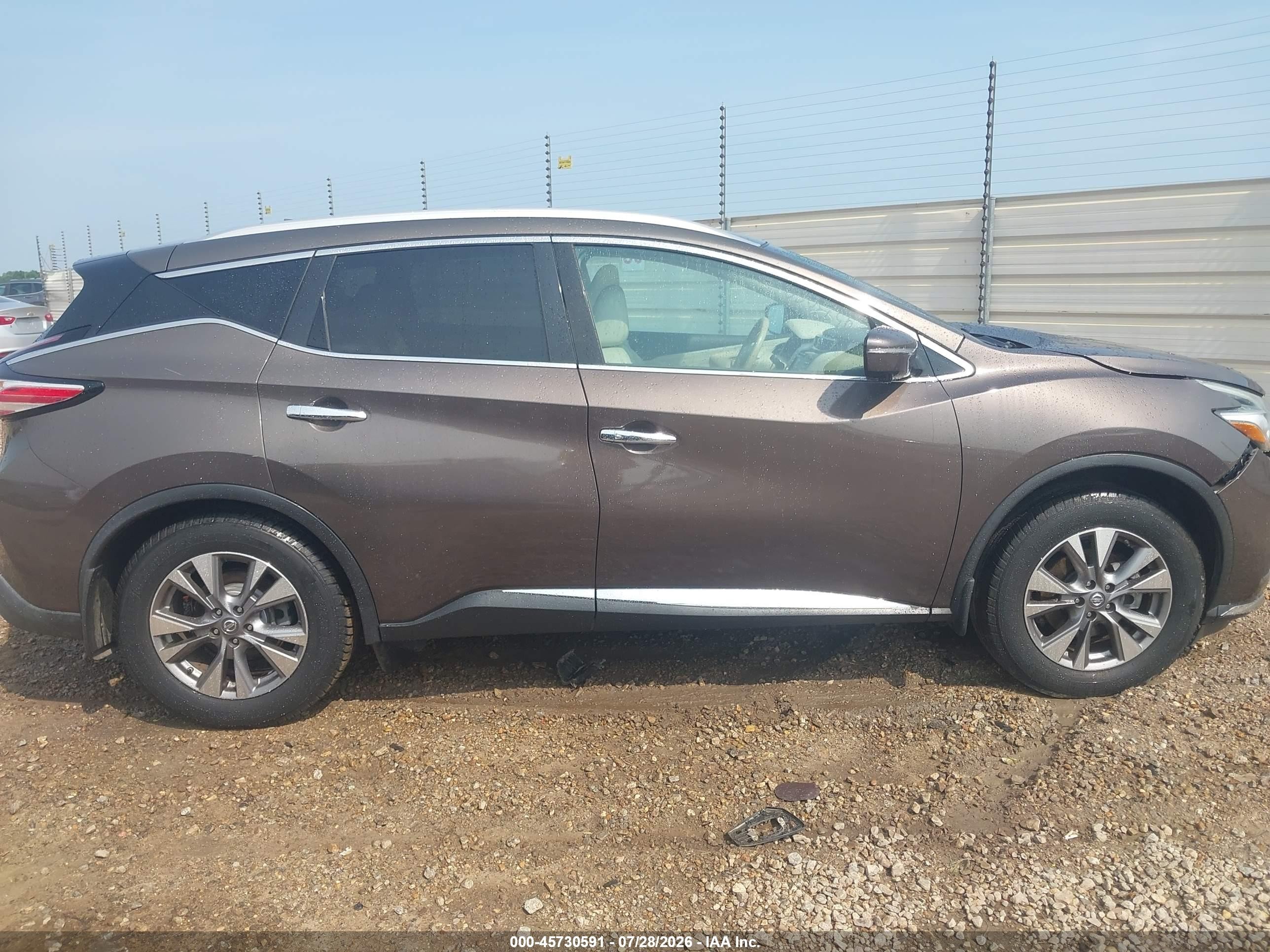 2015 Nissan Murano Sl Gray vin: 5N1AZ2MG4FN242892
