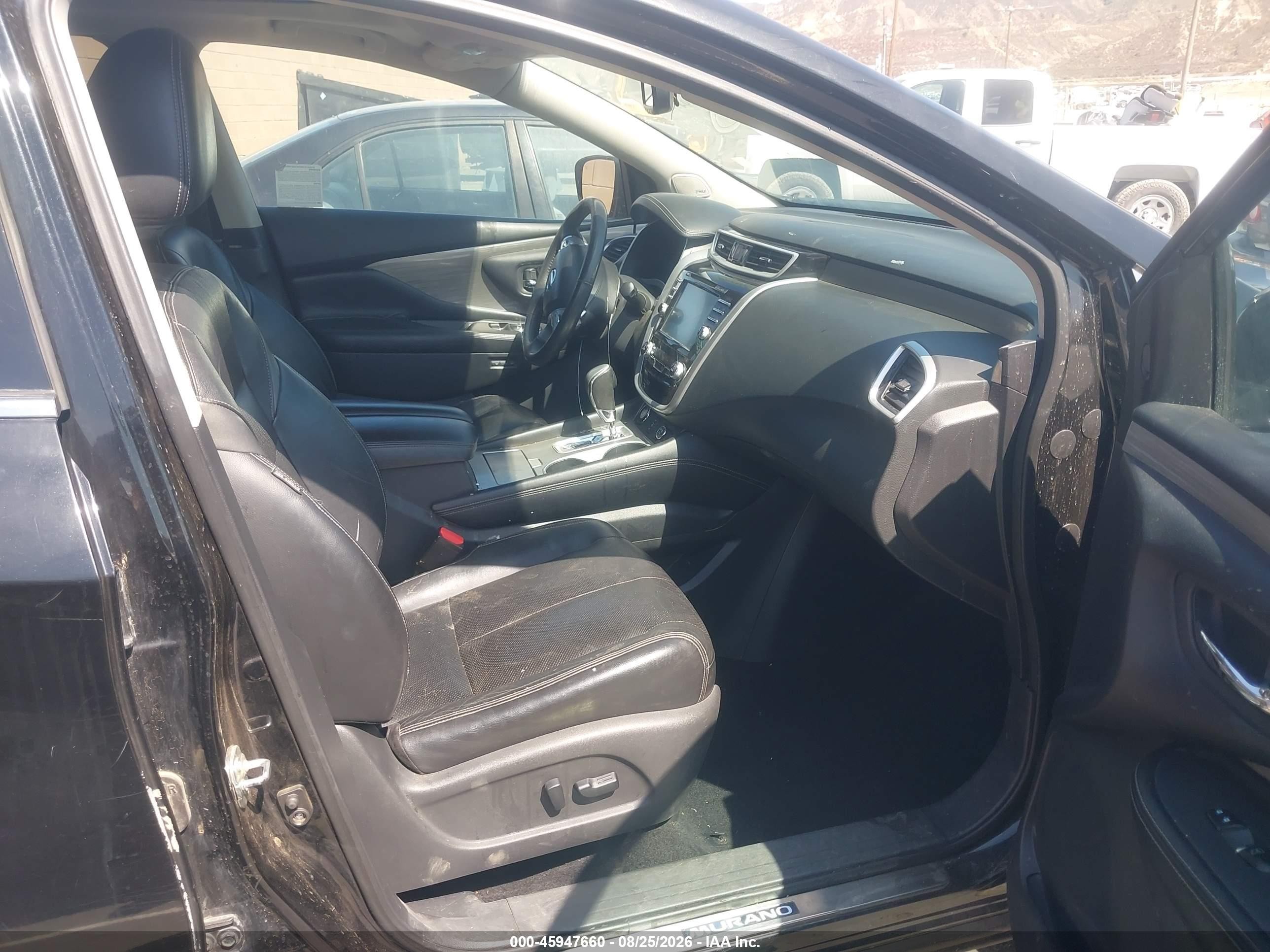 2015 Nissan Murano Sl Черный vin: 5N1AZ2MG4FN251446