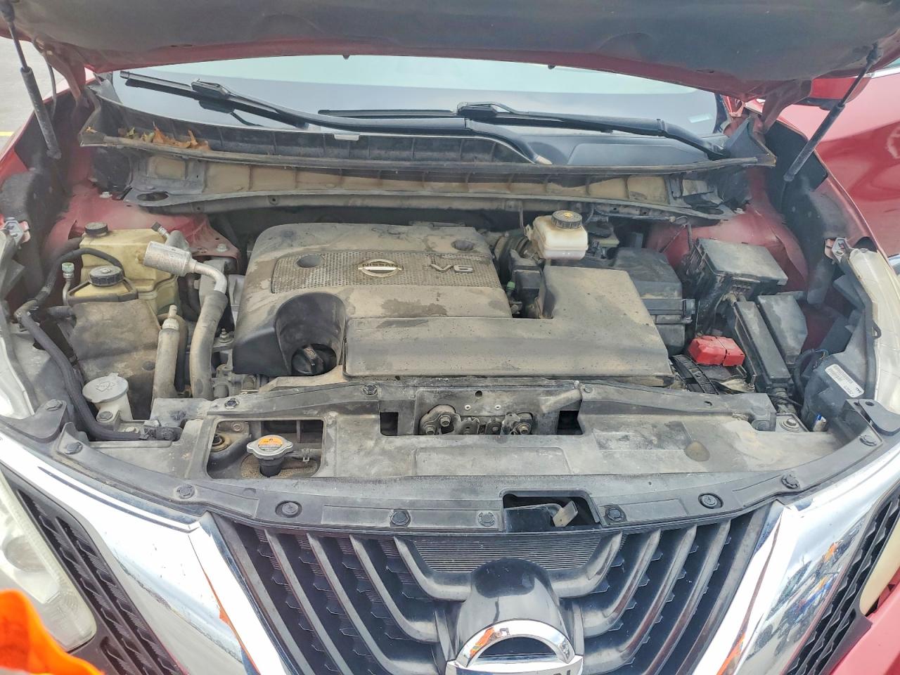 2015 Nissan Murano Platinum Maroon vin: 5N1AZ2MG4FN259708