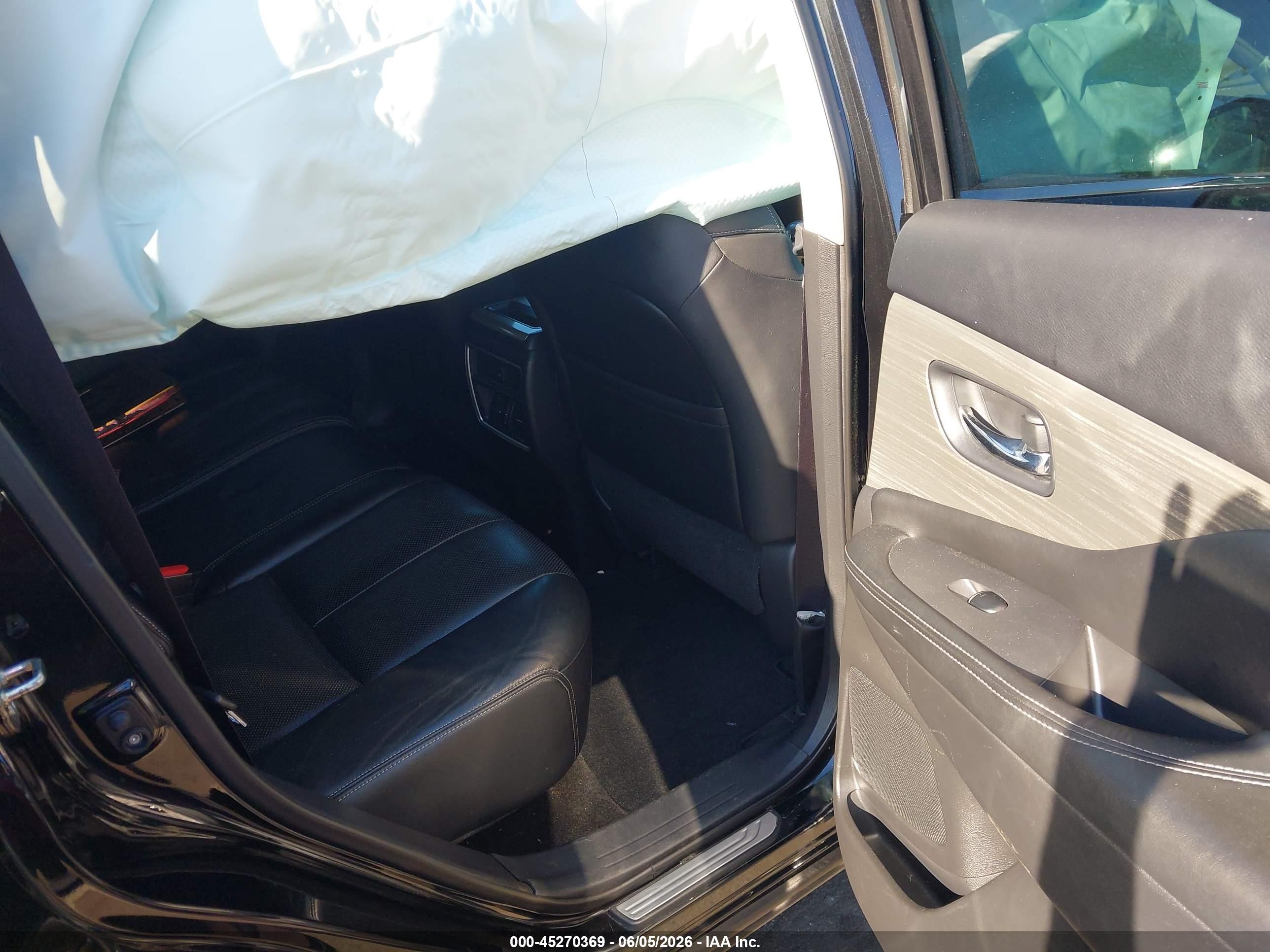 2015 Nissan Murano Sl Black vin: 5N1AZ2MG4FN262866