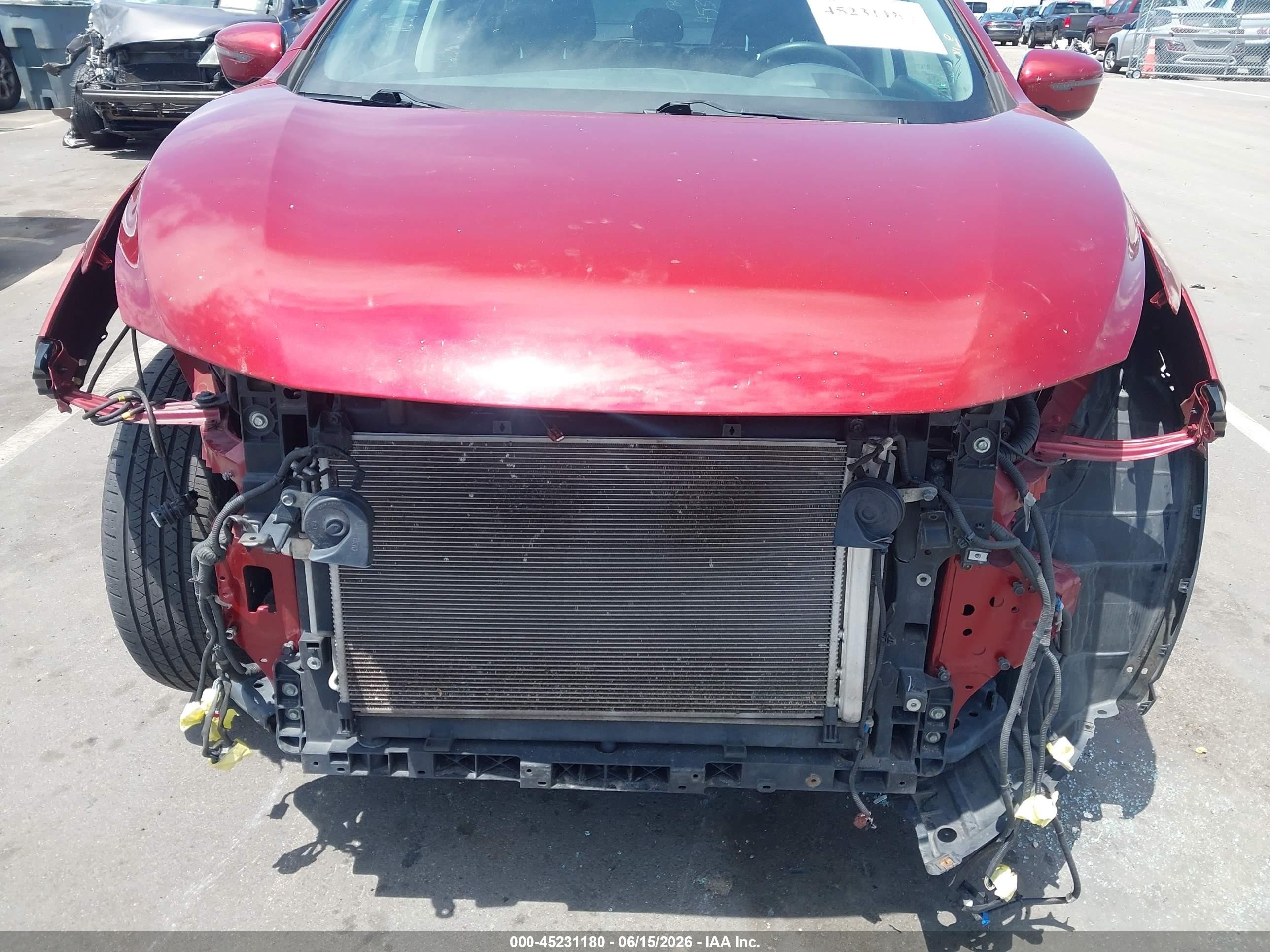 2015 Nissan Murano Platinum/s/sl/sv Red vin: 5N1AZ2MG4FN288349