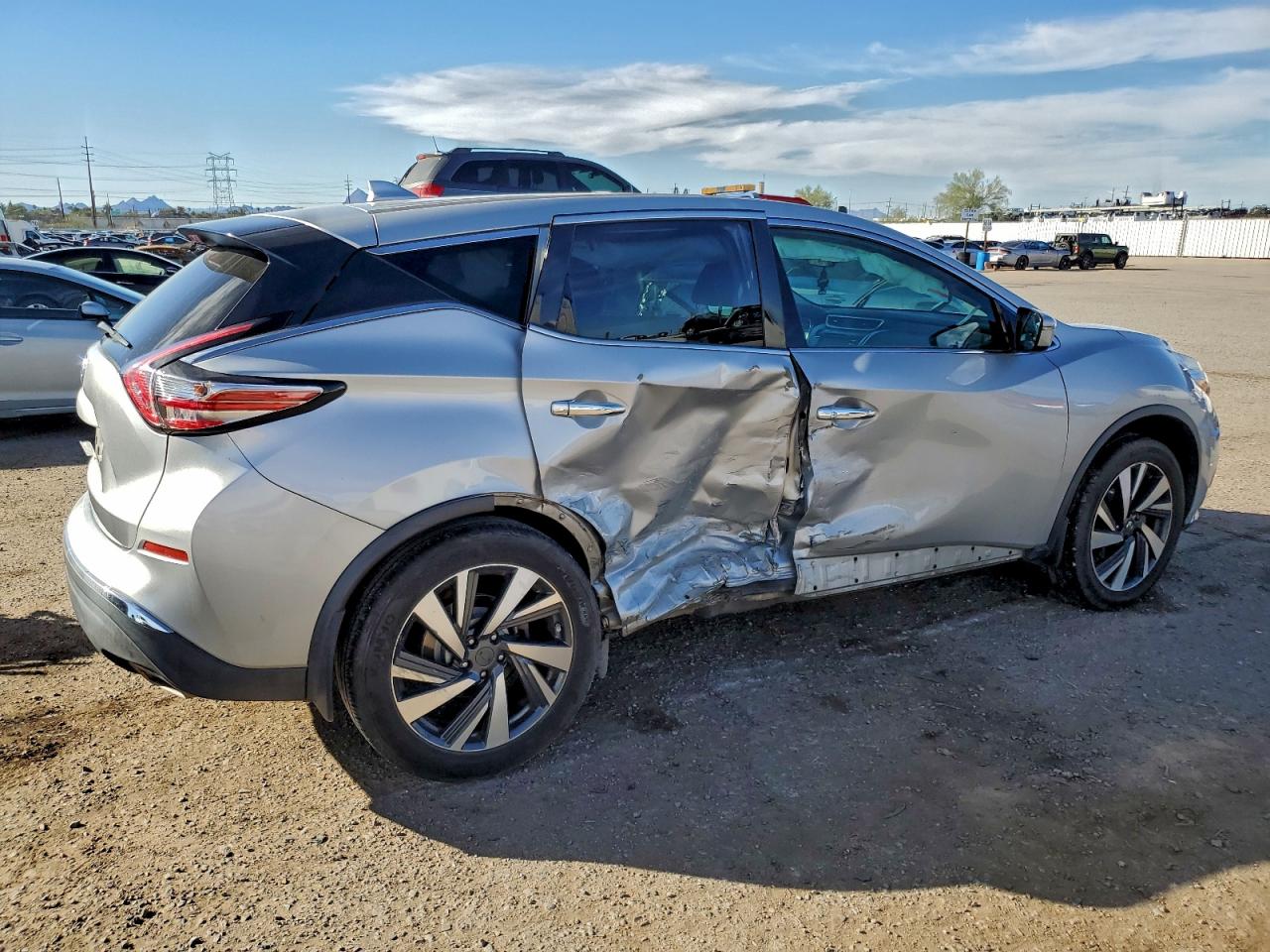 2017 Nissan Murano S White vin: 5N1AZ2MG4HN149096