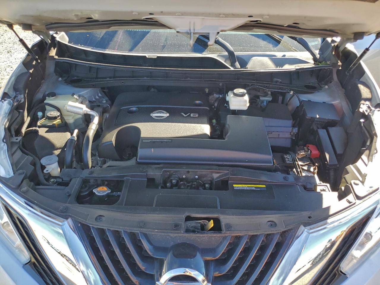 2017 Nissan Murano S White vin: 5N1AZ2MG4HN149096