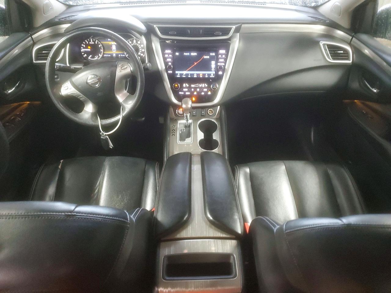 2017 Nissan Murano Sl Black vin: 5N1AZ2MG4HN189002