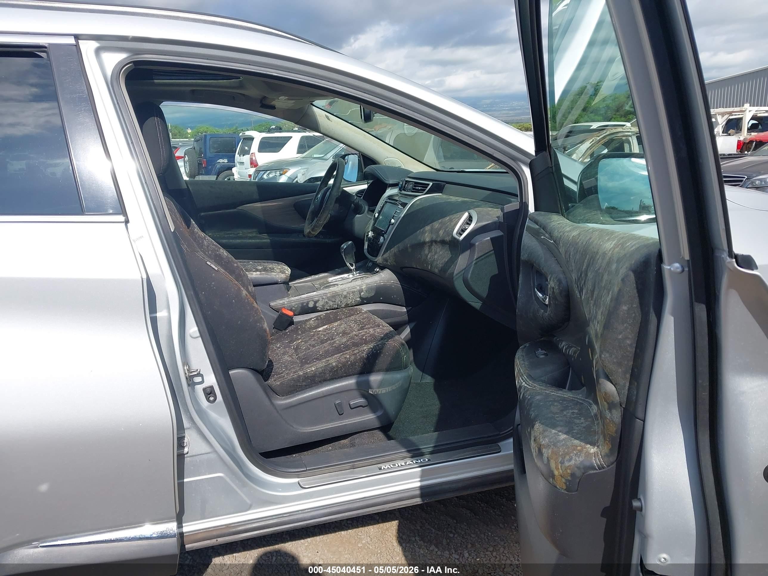 2015 Nissan Murano Sv Silver vin: 5N1AZ2MG5FN208783