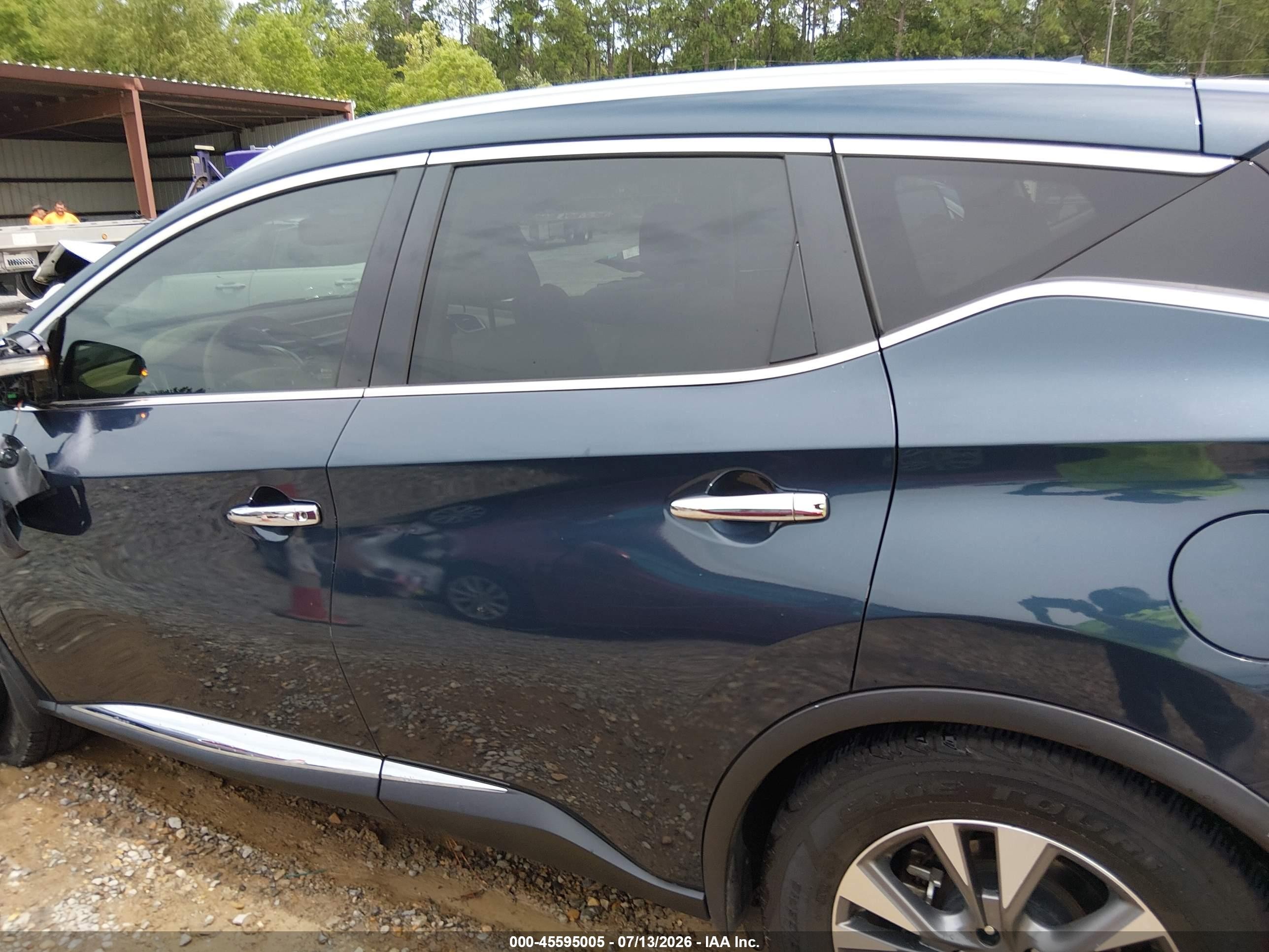 2015 Nissan Murano Sl Blue vin: 5N1AZ2MG5FN213420