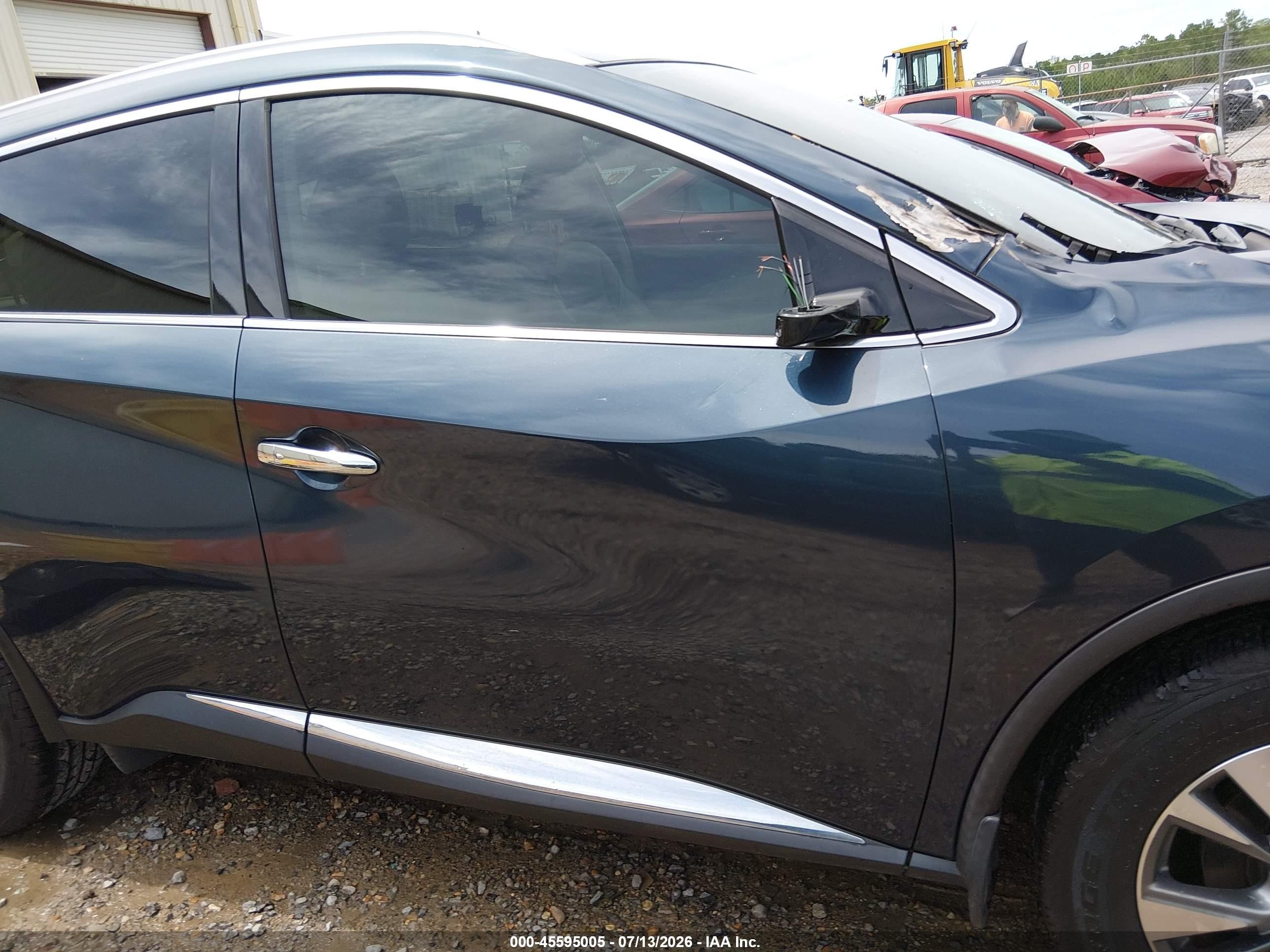 2015 Nissan Murano Sl Blue vin: 5N1AZ2MG5FN213420