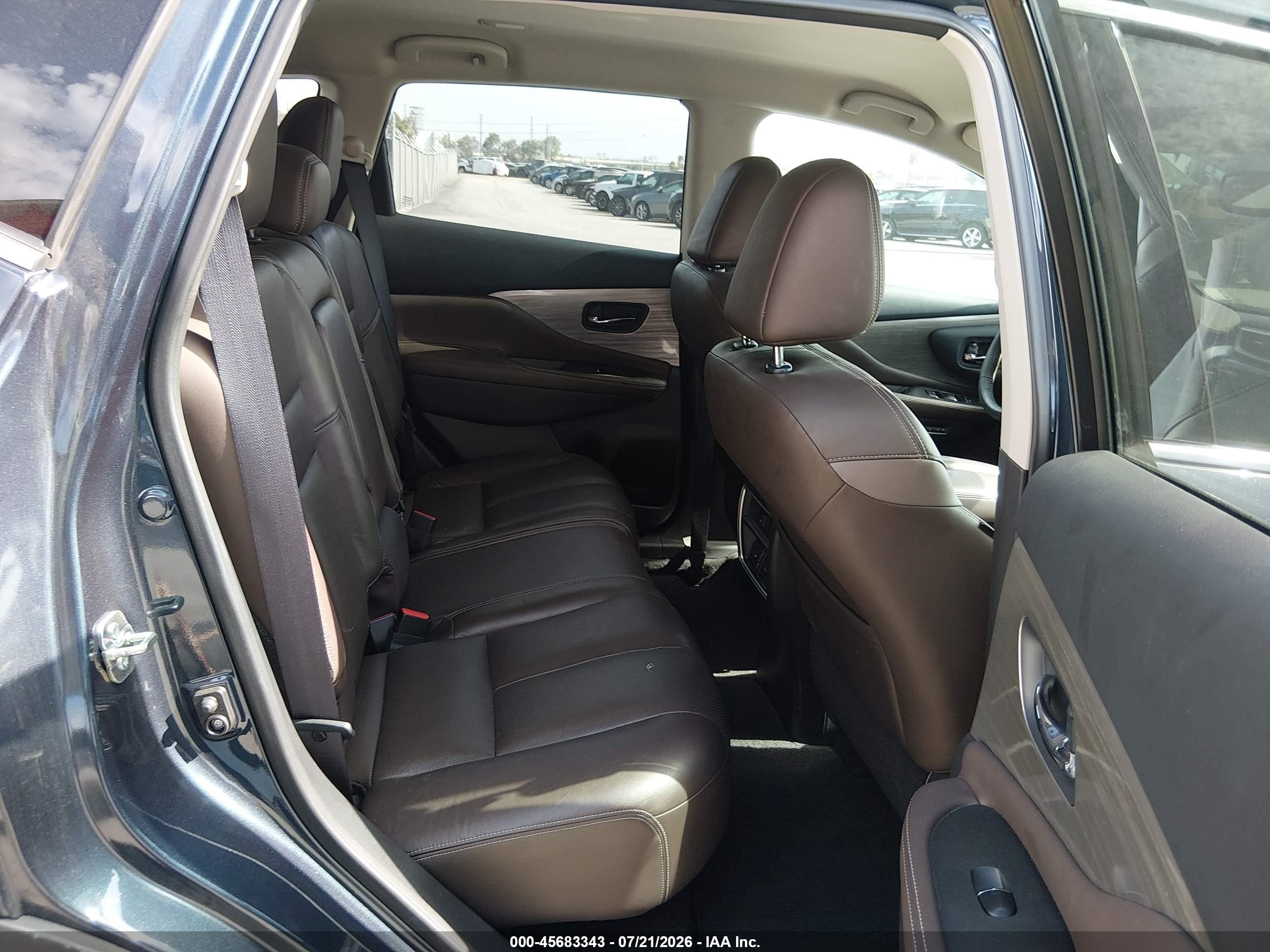 2015 Nissan Murano Sl Gray vin: 5N1AZ2MG5FN215037