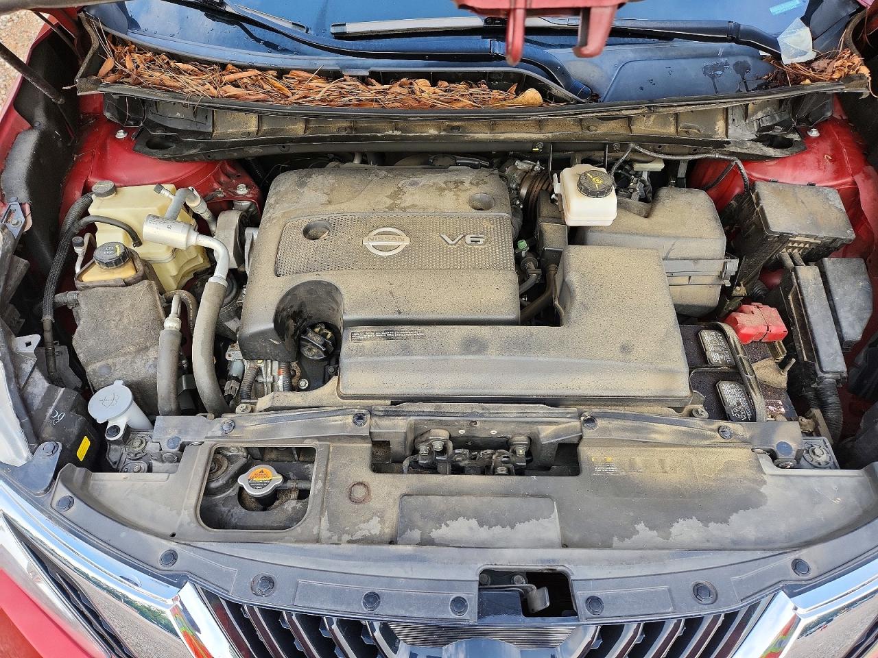 2015 Nissan Murano S Burgundy vin: 5N1AZ2MG5FN220478