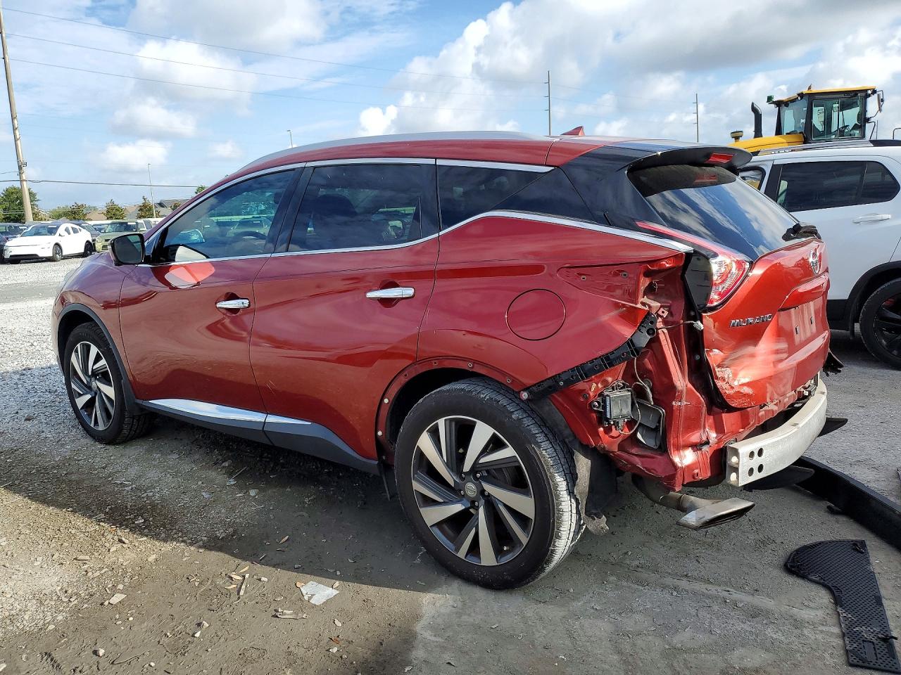 2015 Nissan Murano Platinum Красный vin: 5N1AZ2MG5FN229729