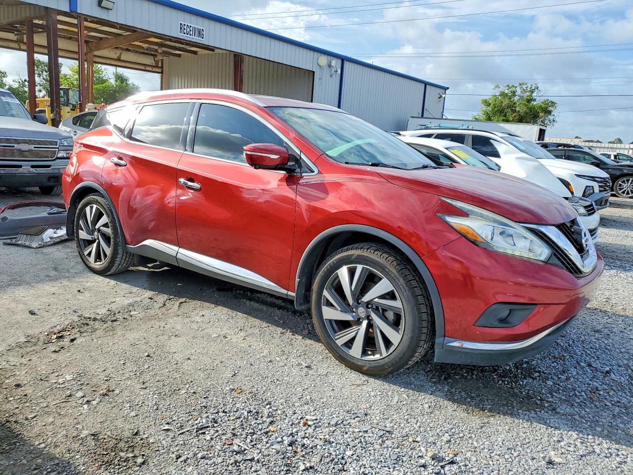 2015 Nissan Murano Platinum Красный vin: 5N1AZ2MG5FN229729