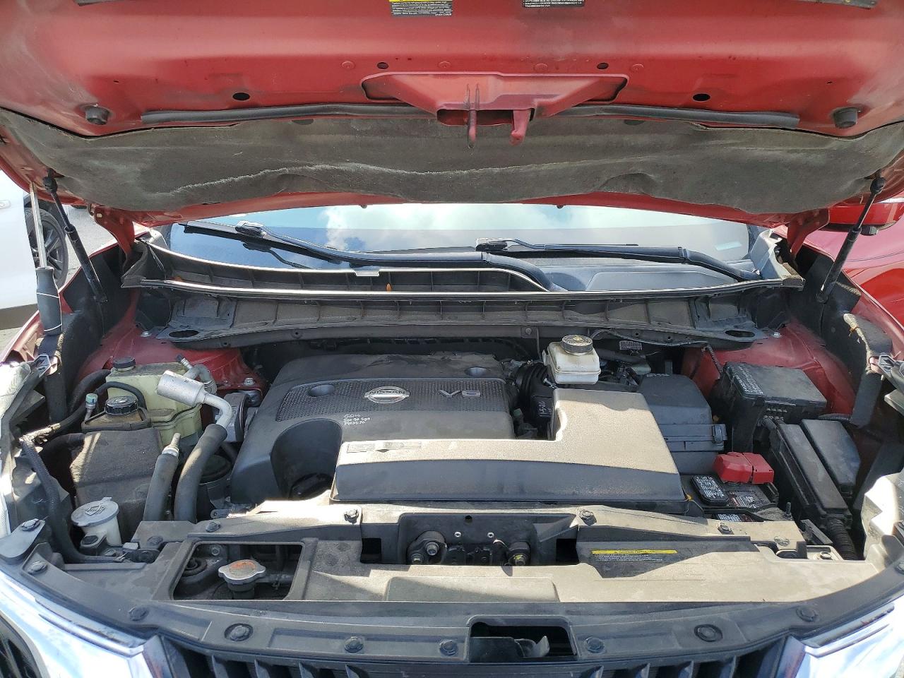 2015 Nissan Murano Platinum Красный vin: 5N1AZ2MG5FN229729