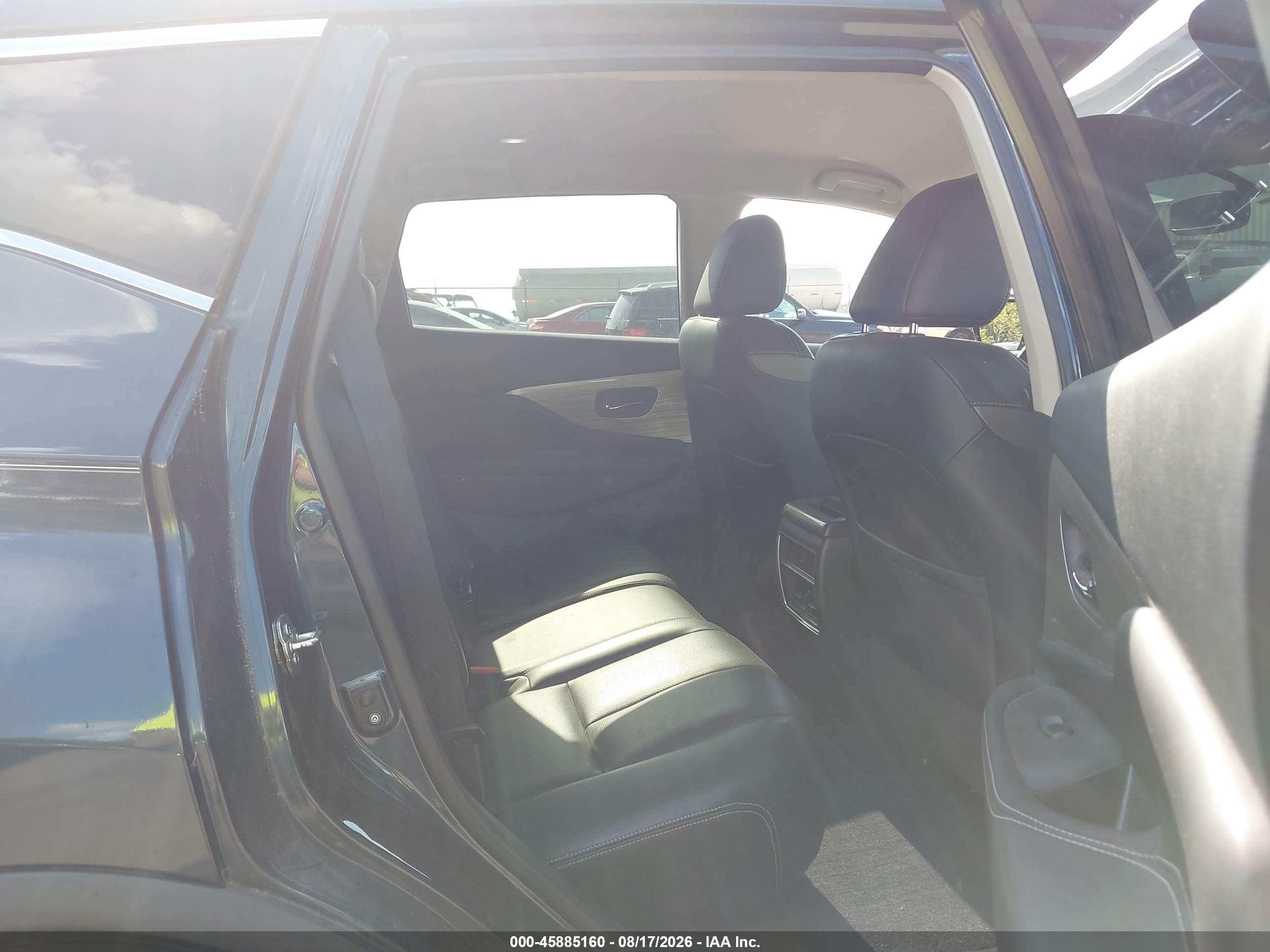 2015 Nissan Murano Sl Blue vin: 5N1AZ2MG5FN244165