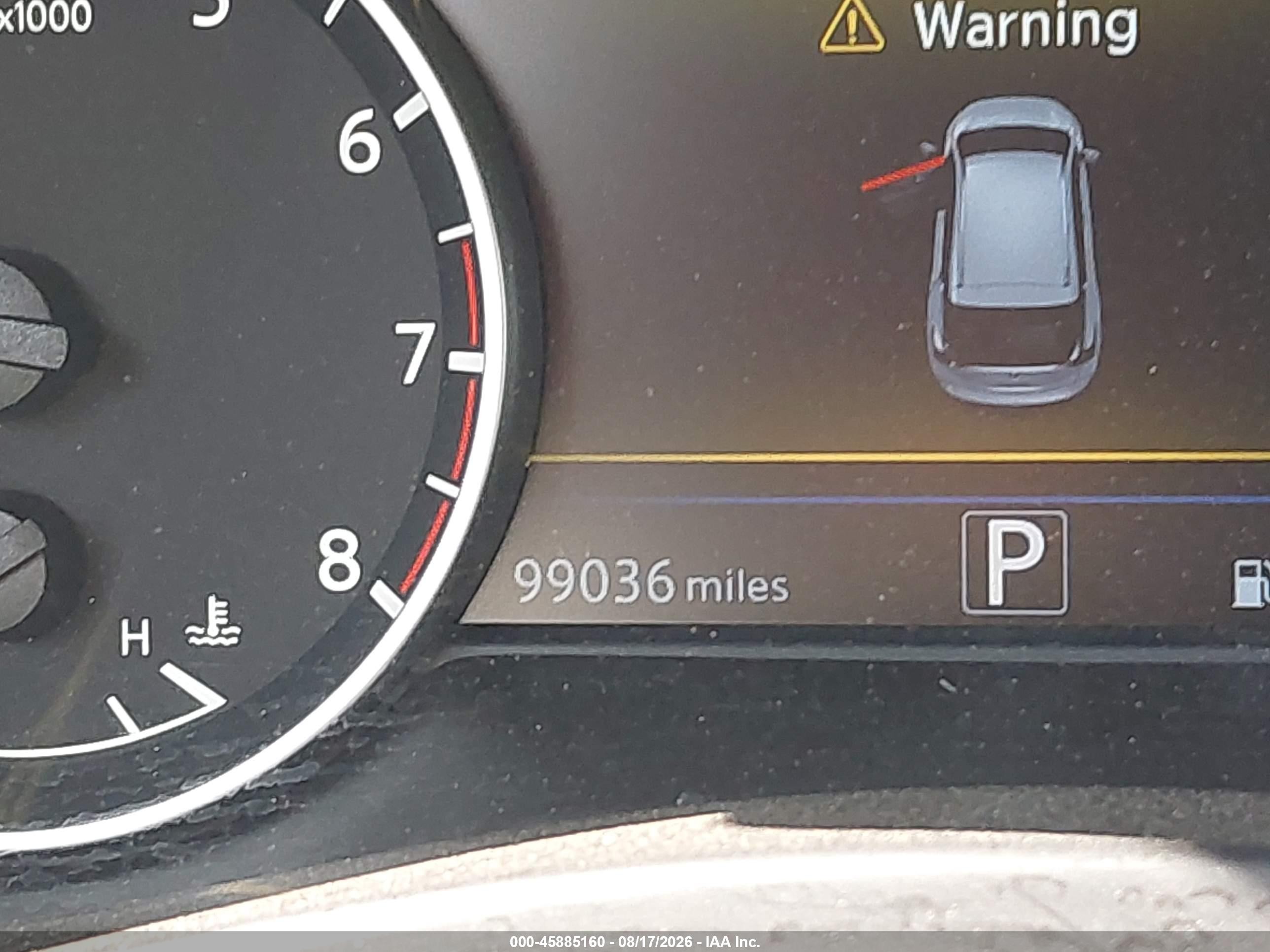 2015 Nissan Murano Sl Blue vin: 5N1AZ2MG5FN244165