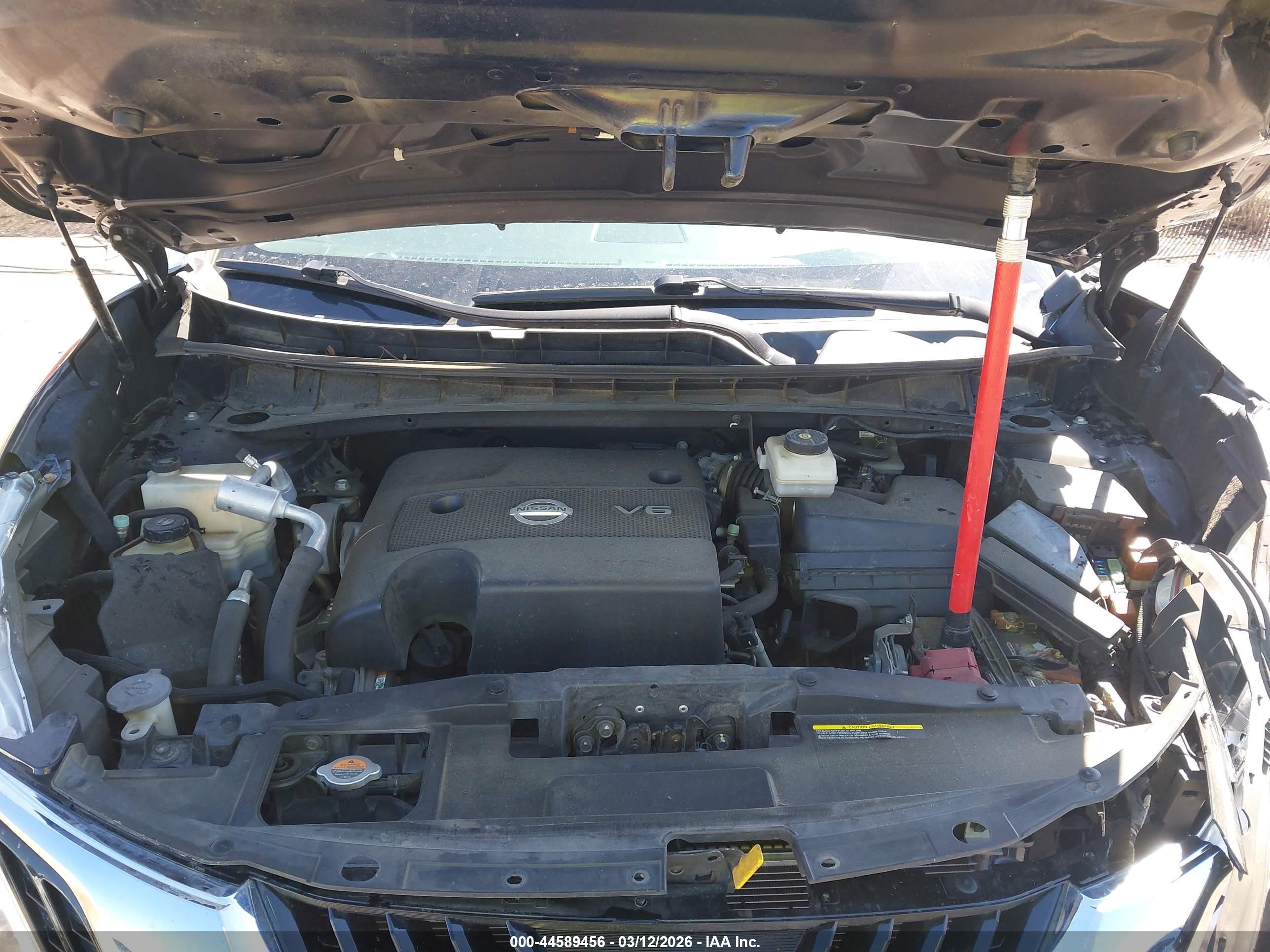 2015 Nissan Murano S Black vin: 5N1AZ2MG5FN250287