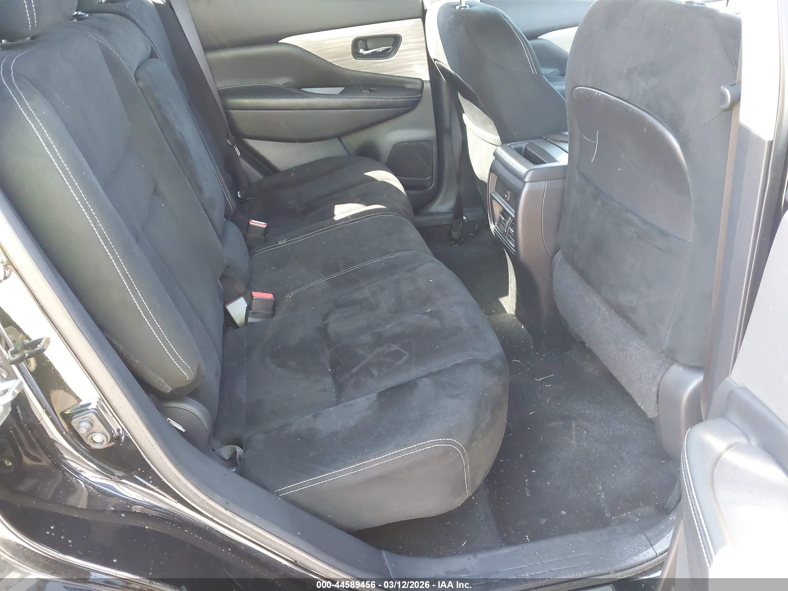2015 Nissan Murano S Black vin: 5N1AZ2MG5FN250287