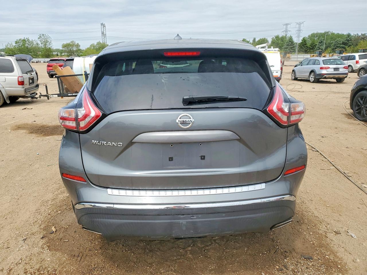 2015 Nissan Murano S Серый vin: 5N1AZ2MG5FN254758