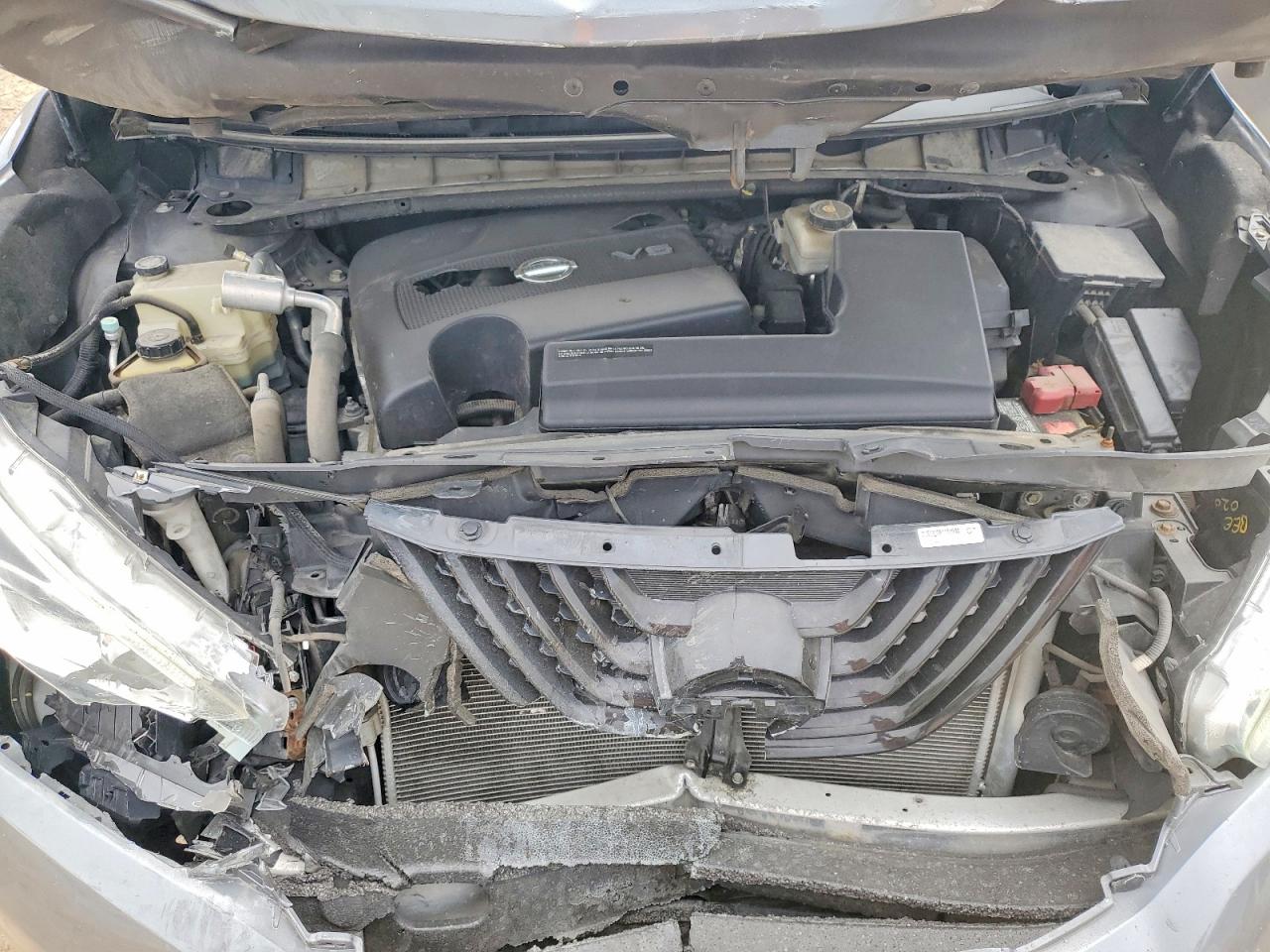 2015 Nissan Murano S Серый vin: 5N1AZ2MG5FN254758