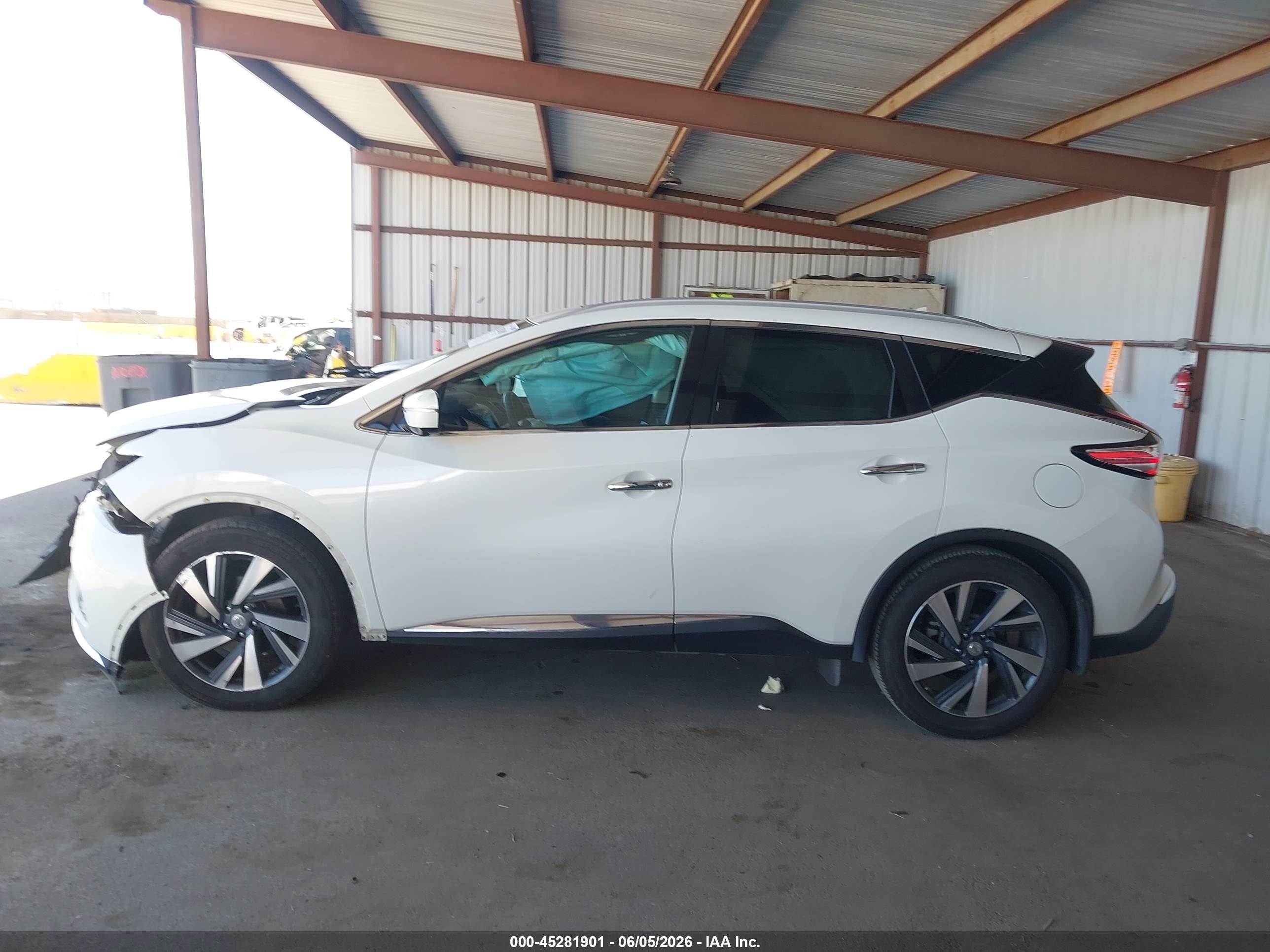 2015 Nissan Murano Platinum White vin: 5N1AZ2MG5FN257871