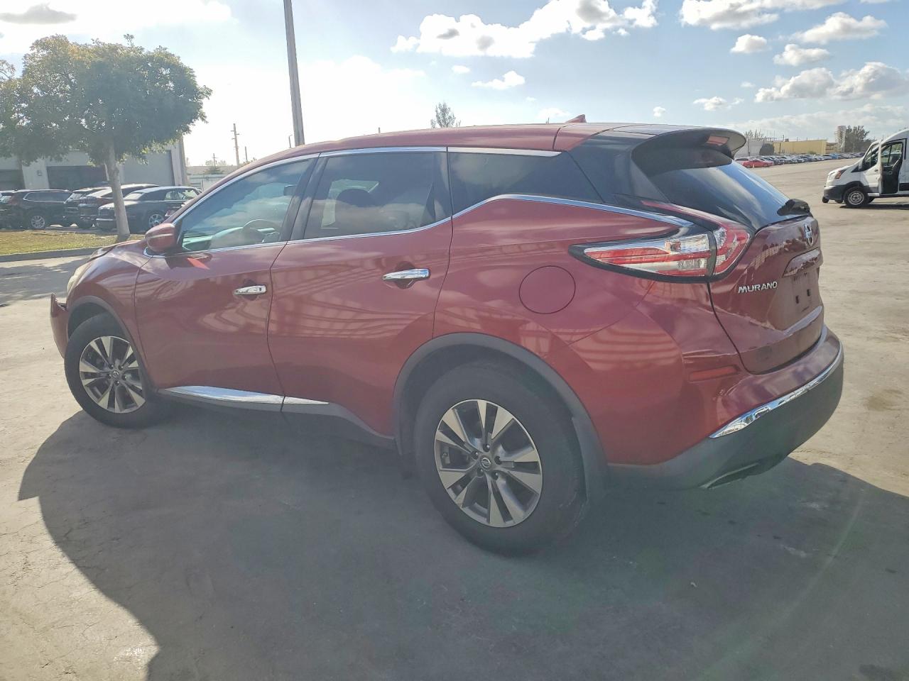 2015 Nissan Murano S Burgundy vin: 5N1AZ2MG5FN264108