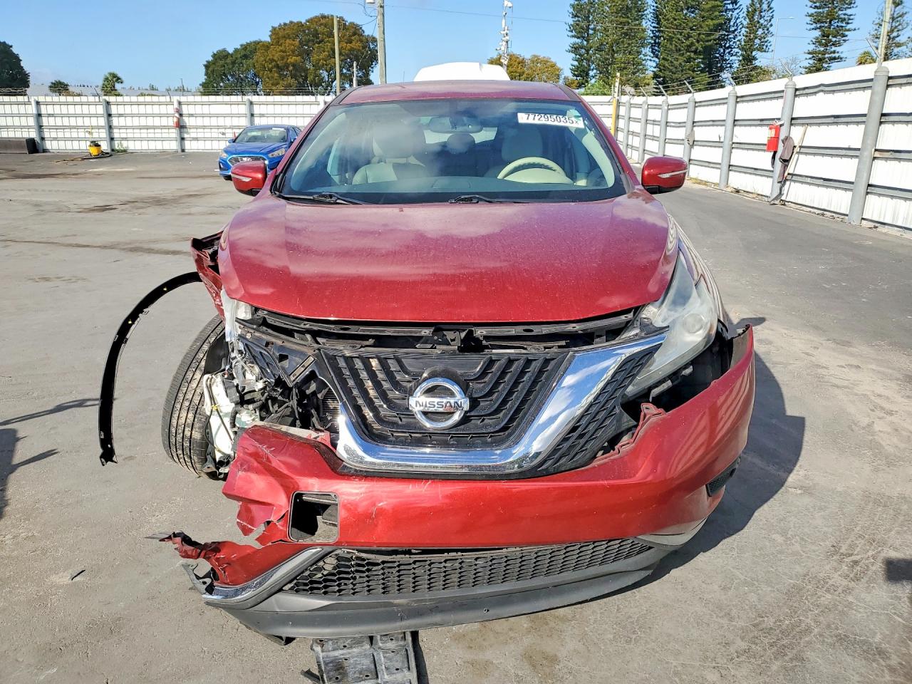 2015 Nissan Murano S Burgundy vin: 5N1AZ2MG5FN264108