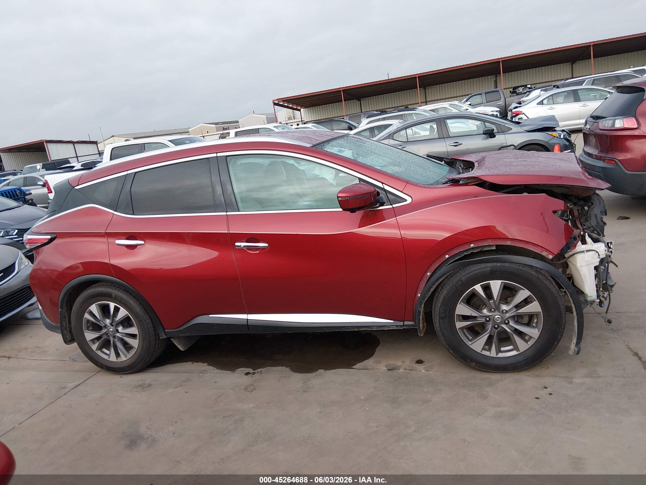 2015 Nissan Murano Platinum/s/sl/sv Maroon vin: 5N1AZ2MG5FN285816