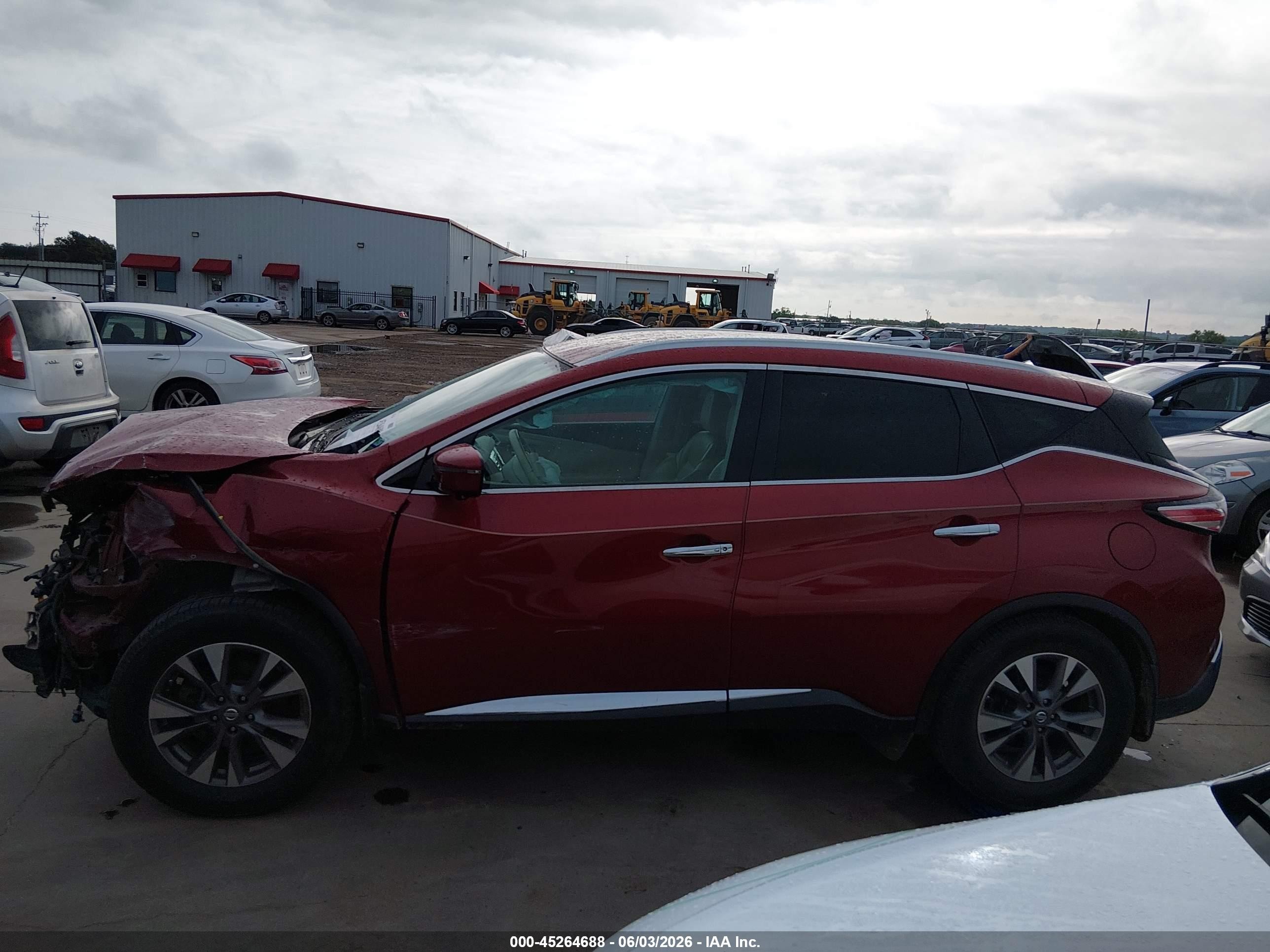 2015 Nissan Murano Platinum/s/sl/sv Maroon vin: 5N1AZ2MG5FN285816