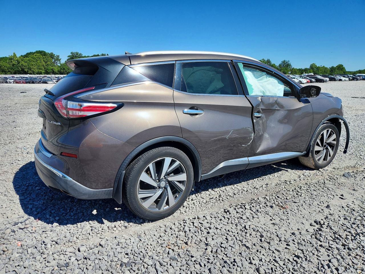 2015 Nissan Murano Platinum Brown vin: 5N1AZ2MG6FN210459