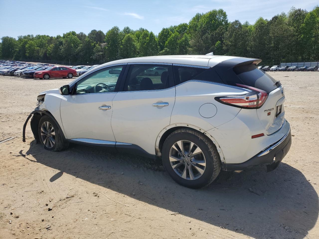 2015 Nissan Murano S White vin: 5N1AZ2MG6FN224006
