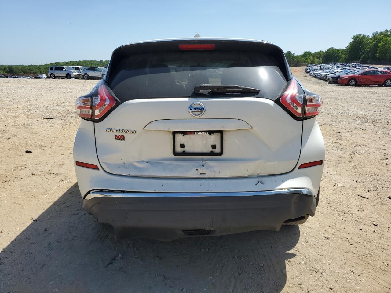 2015 Nissan Murano S White vin: 5N1AZ2MG6FN224006