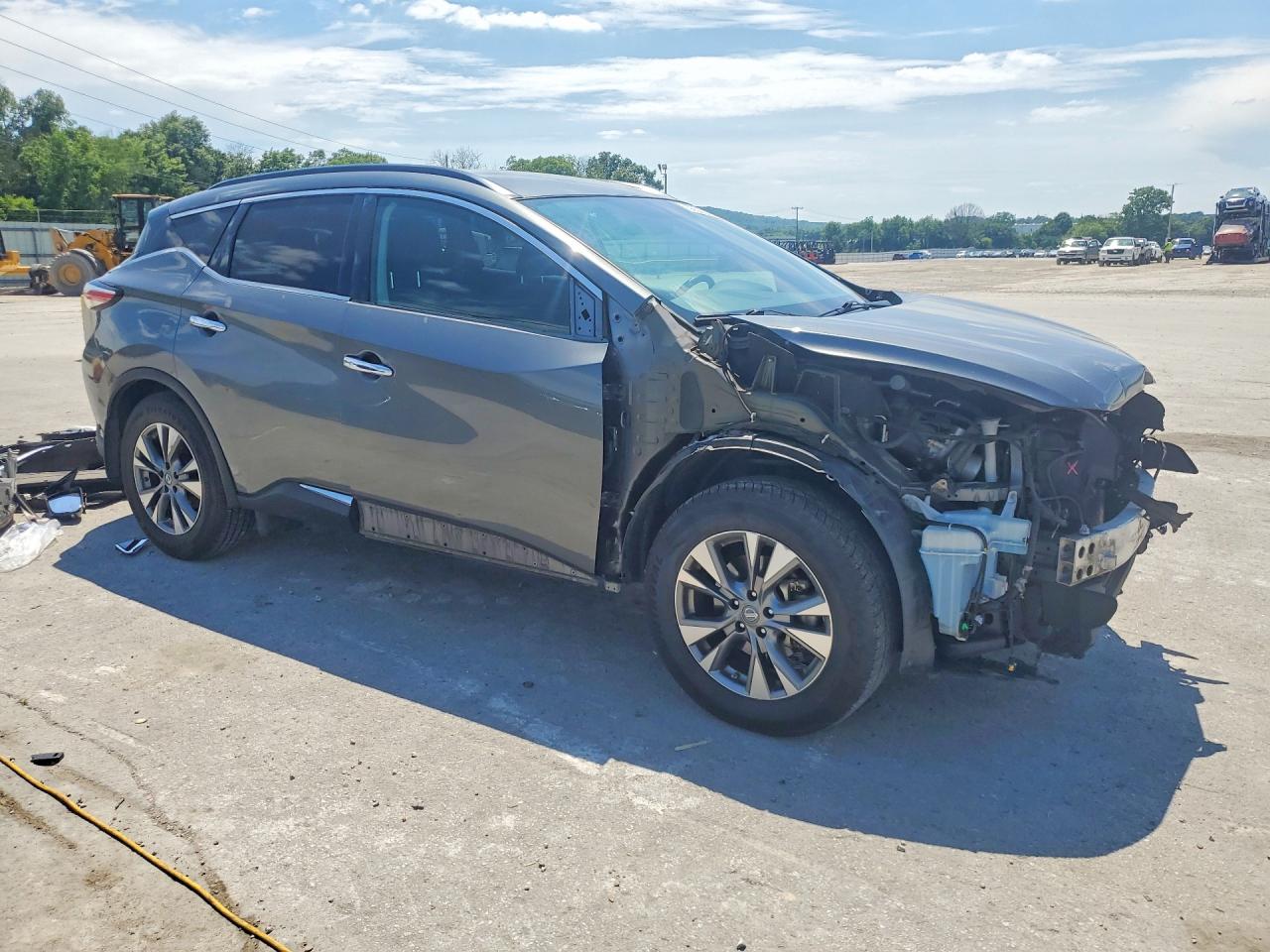 2015 Nissan Murano Sv Gray vin: 5N1AZ2MG6FN224328