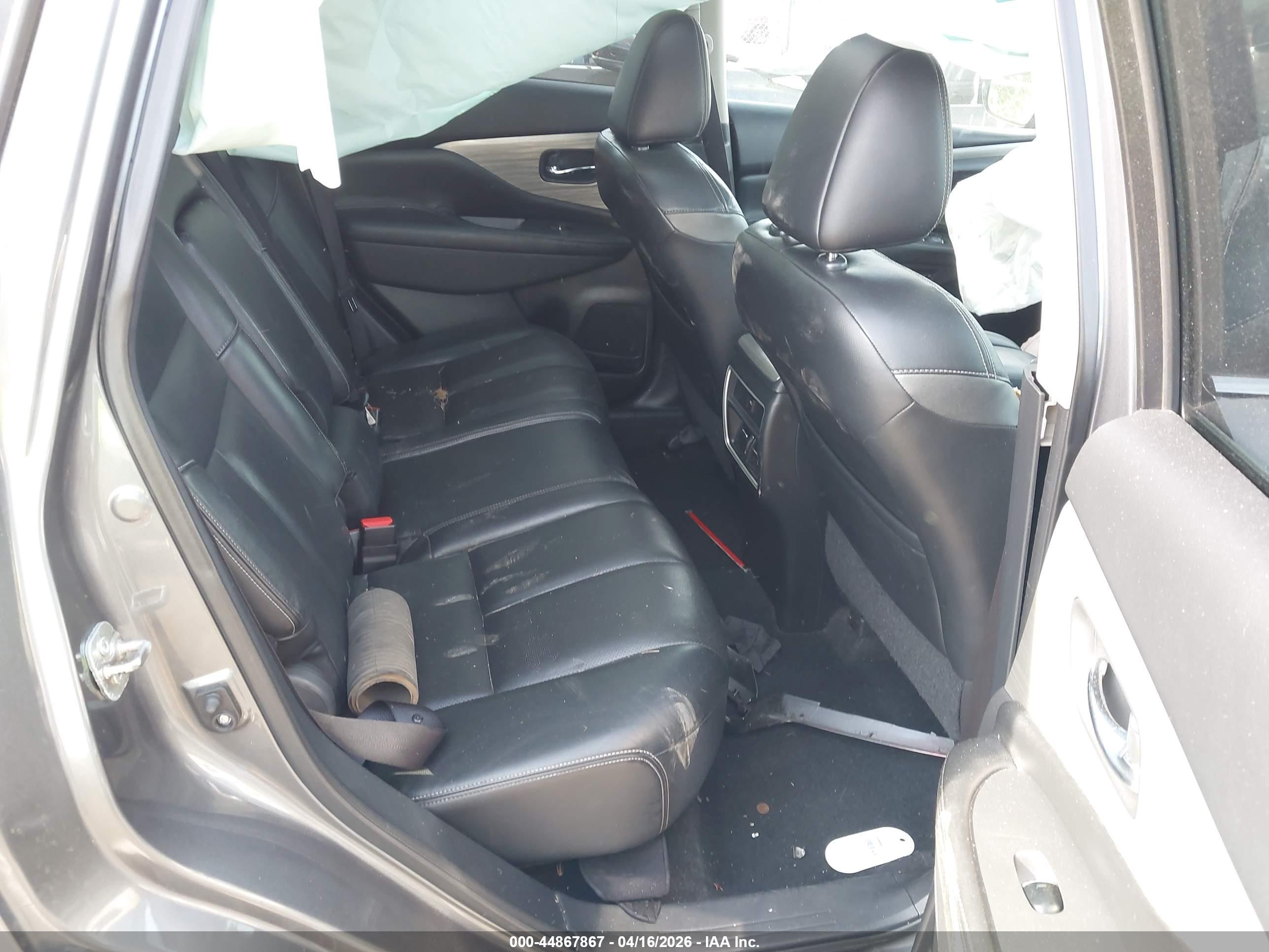 2015 Nissan Murano Sl Gray vin: 5N1AZ2MG6FN233529