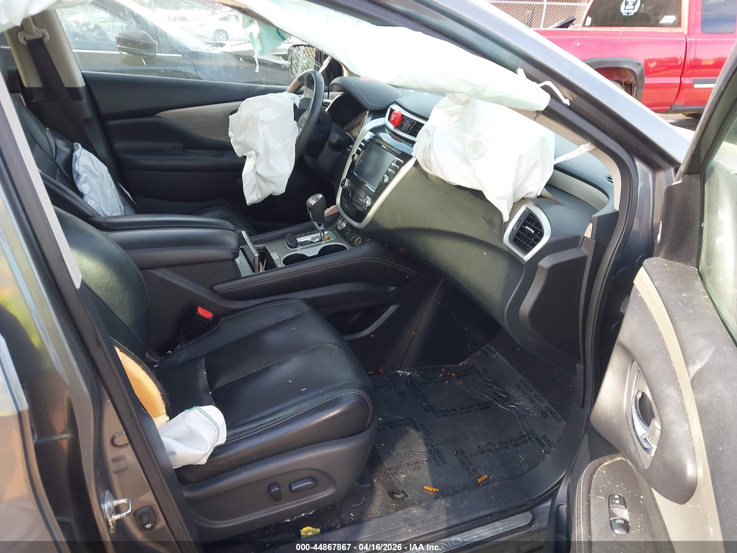 2015 Nissan Murano Sl Gray vin: 5N1AZ2MG6FN233529