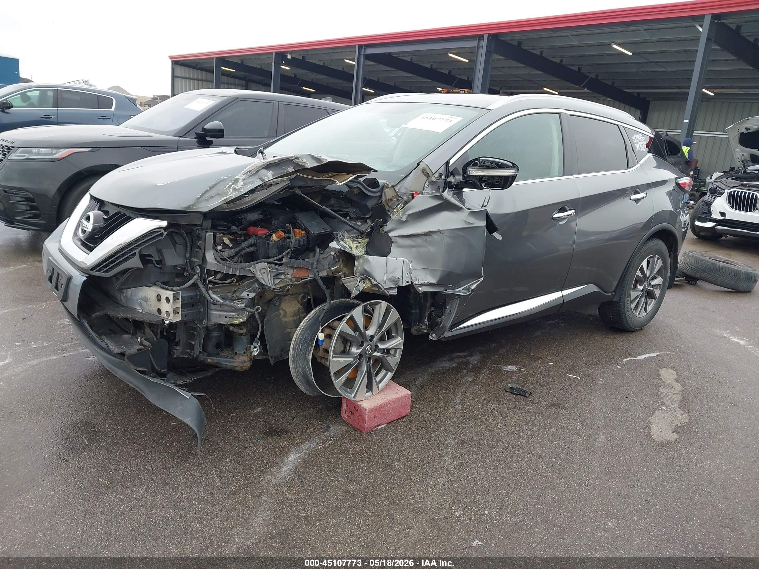 2015 Nissan Murano Sl Gray vin: 5N1AZ2MG6FN238990
