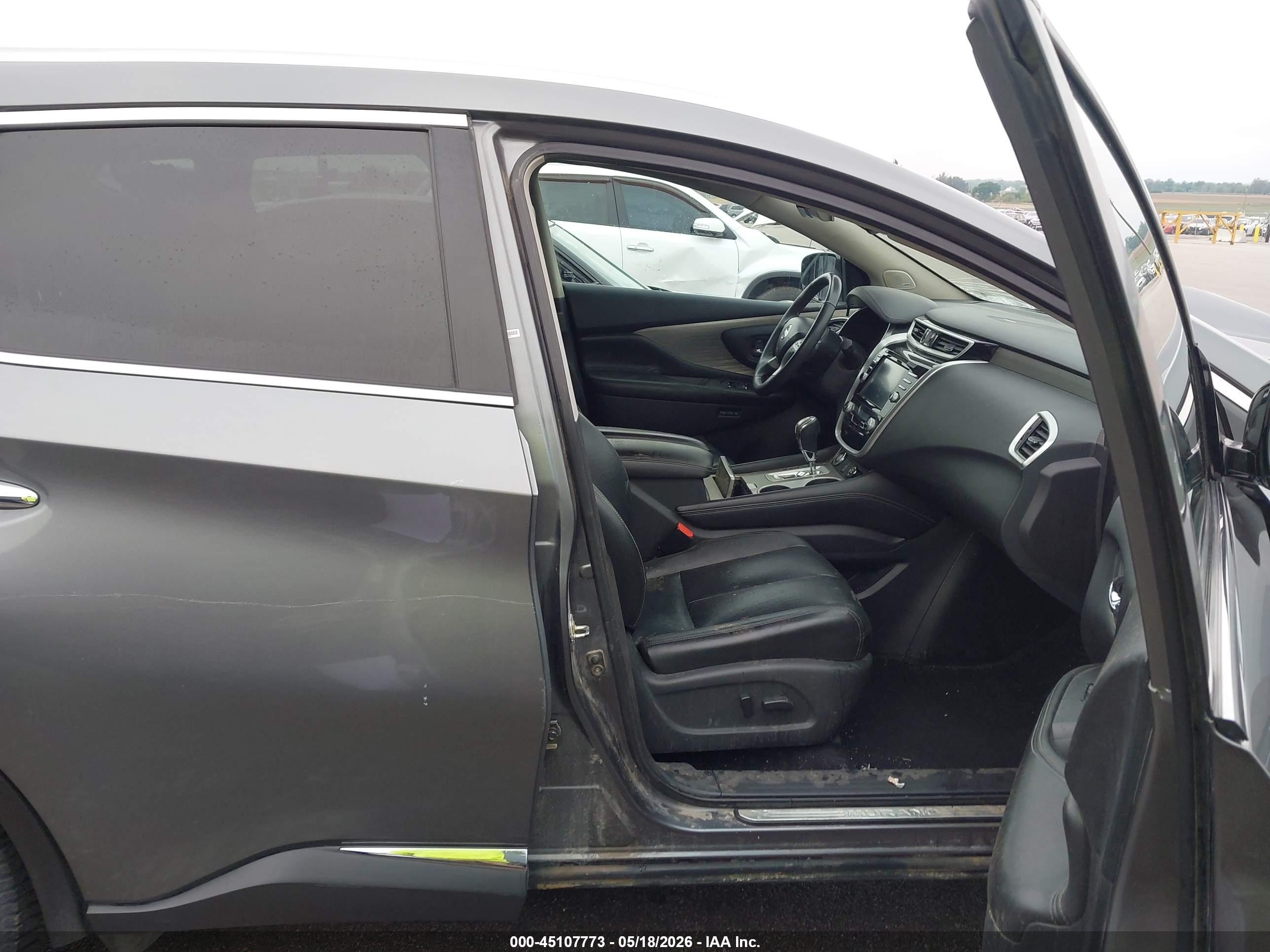 2015 Nissan Murano Sl Gray vin: 5N1AZ2MG6FN238990