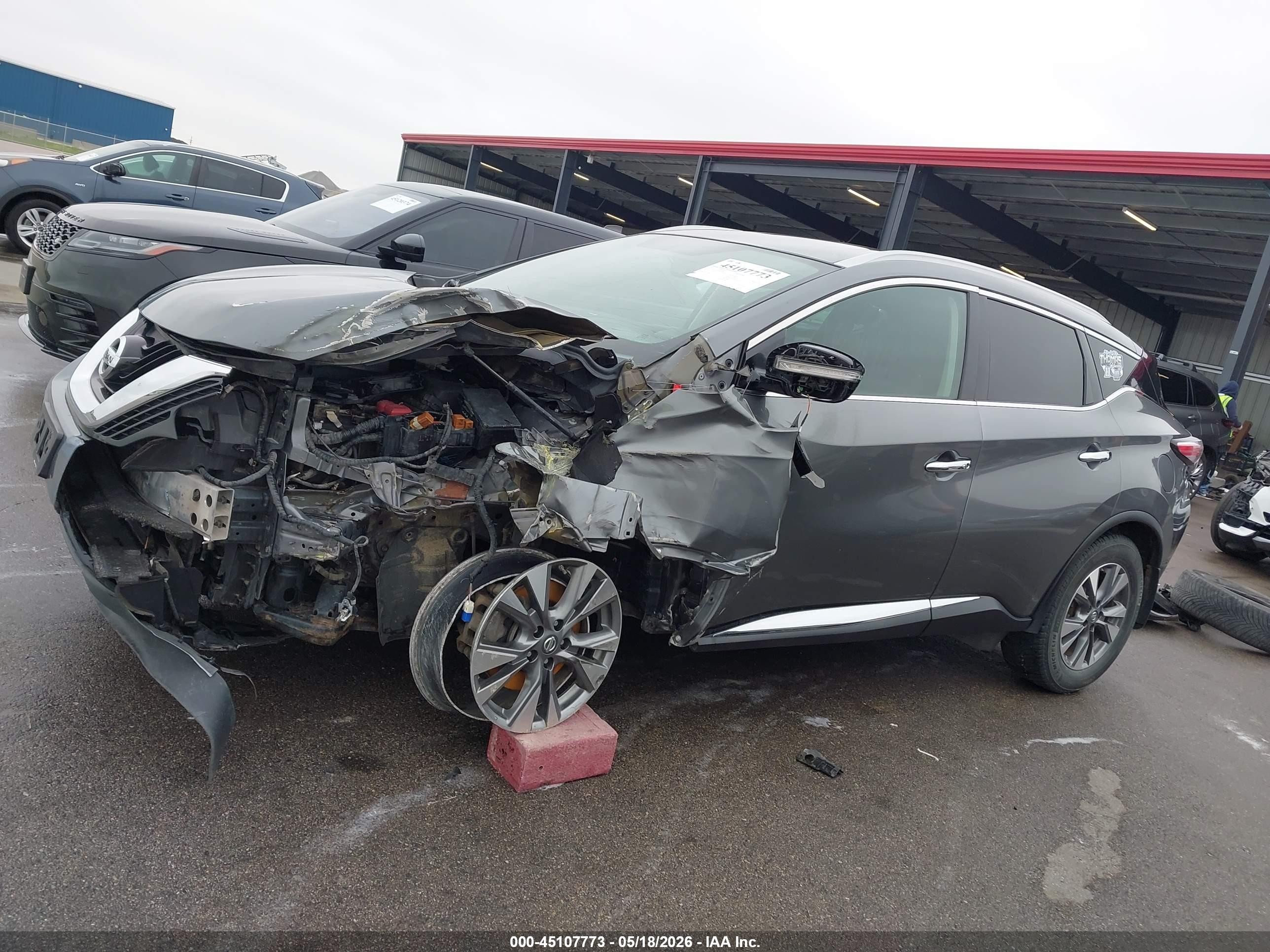 2015 Nissan Murano Sl Gray vin: 5N1AZ2MG6FN238990