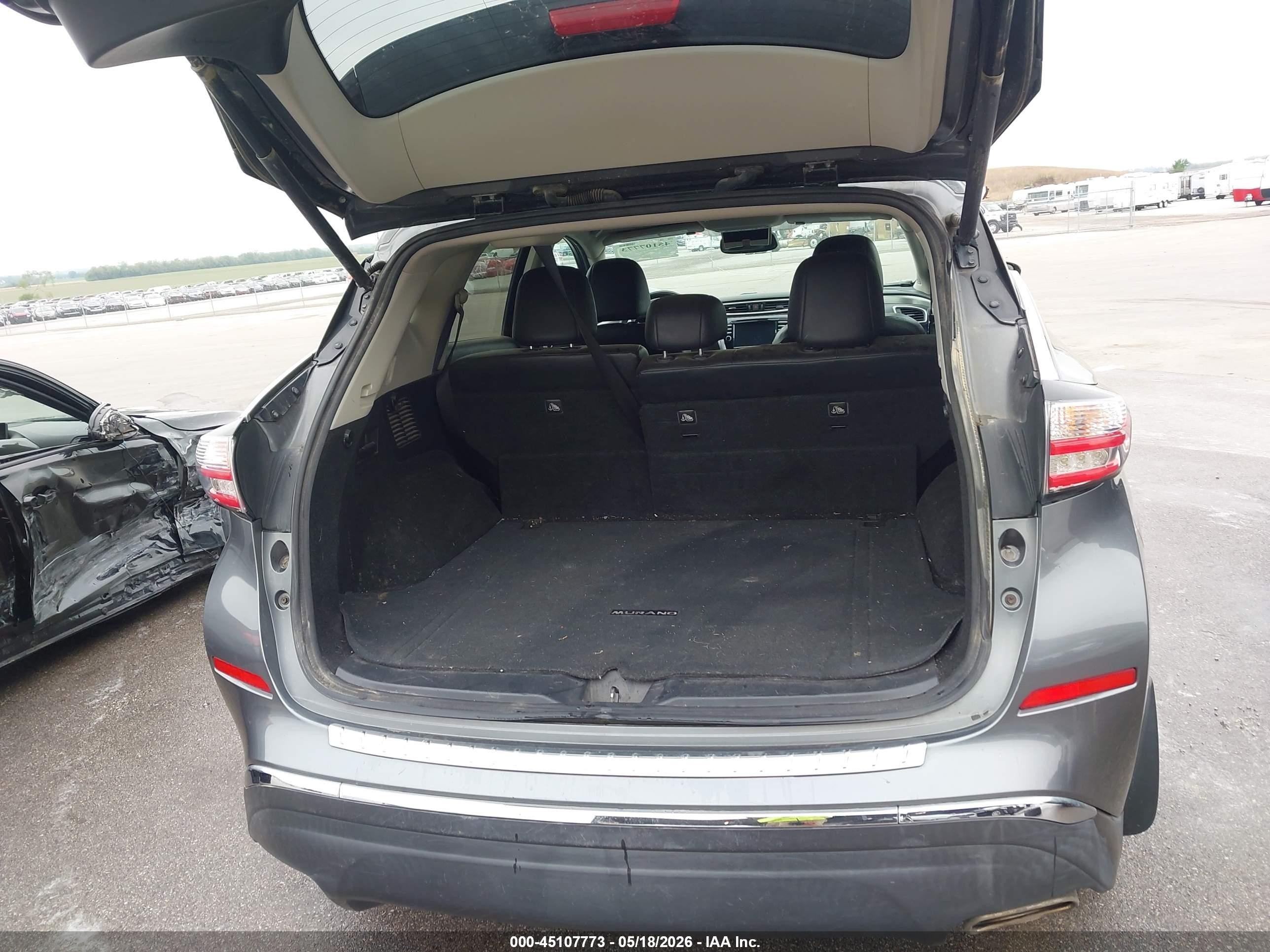2015 Nissan Murano Sl Gray vin: 5N1AZ2MG6FN238990