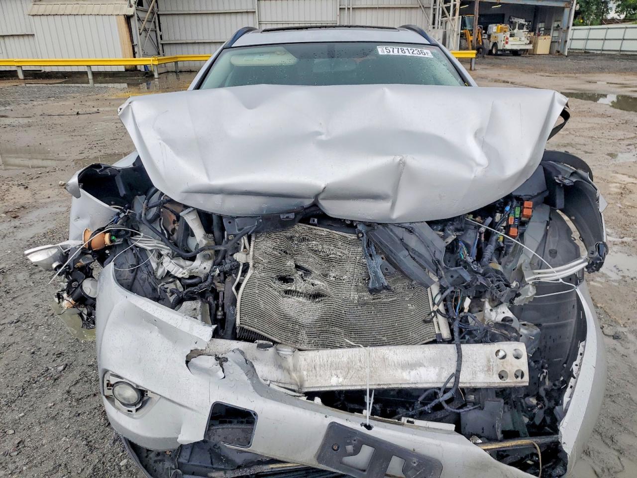 2015 Nissan Murano Sv Silver vin: 5N1AZ2MG6FN244806