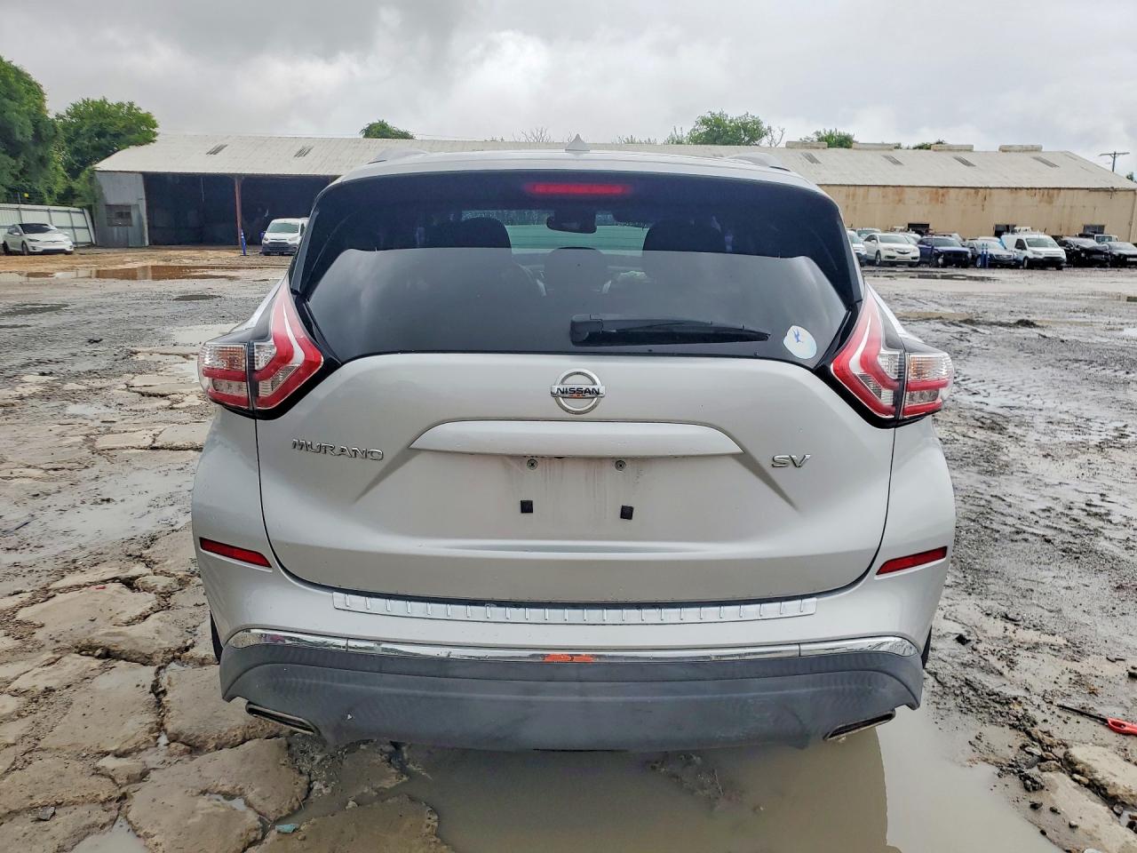 2015 Nissan Murano Sv Silver vin: 5N1AZ2MG6FN244806