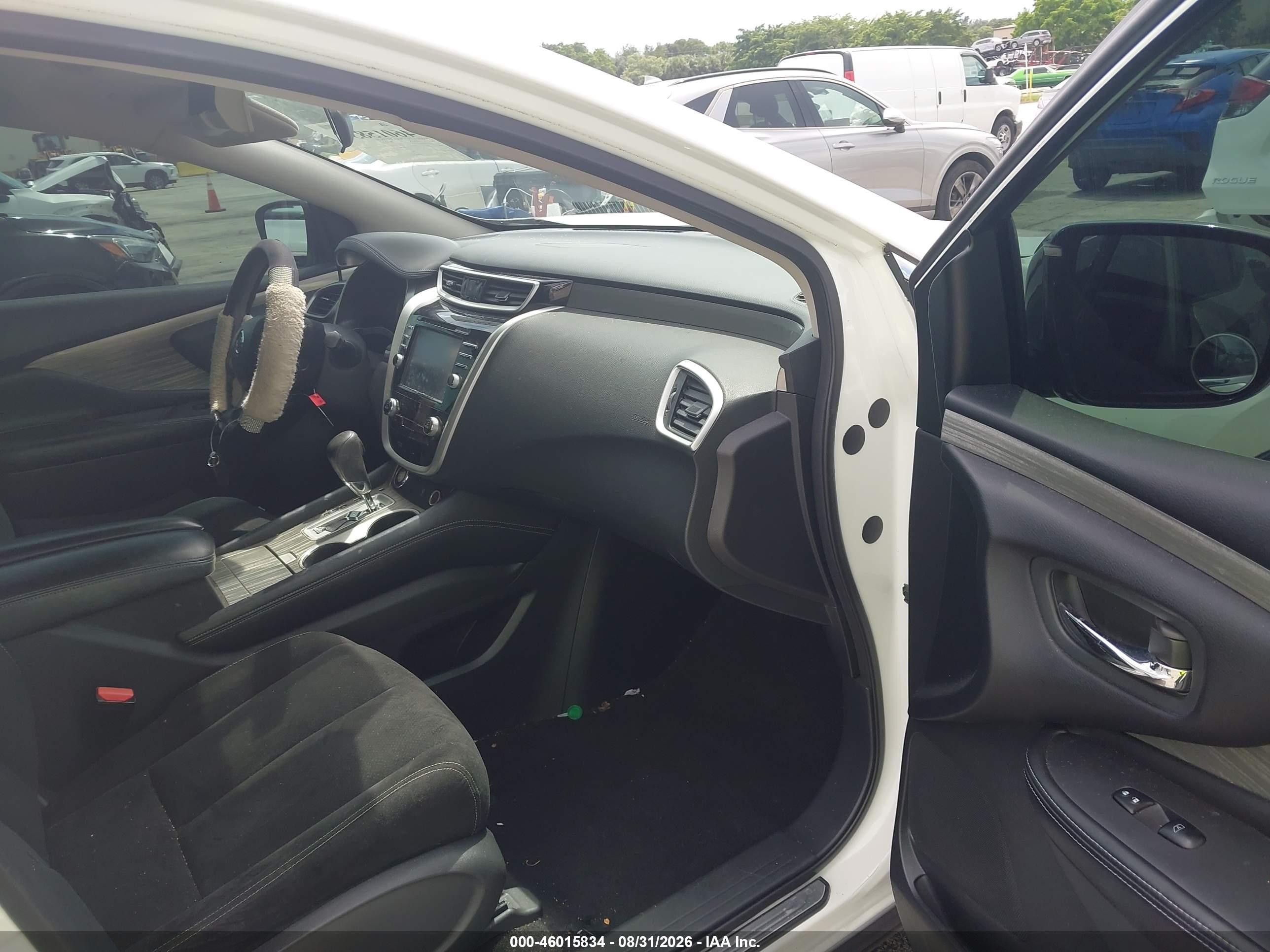 2015 Nissan Murano S White vin: 5N1AZ2MG6FN277675