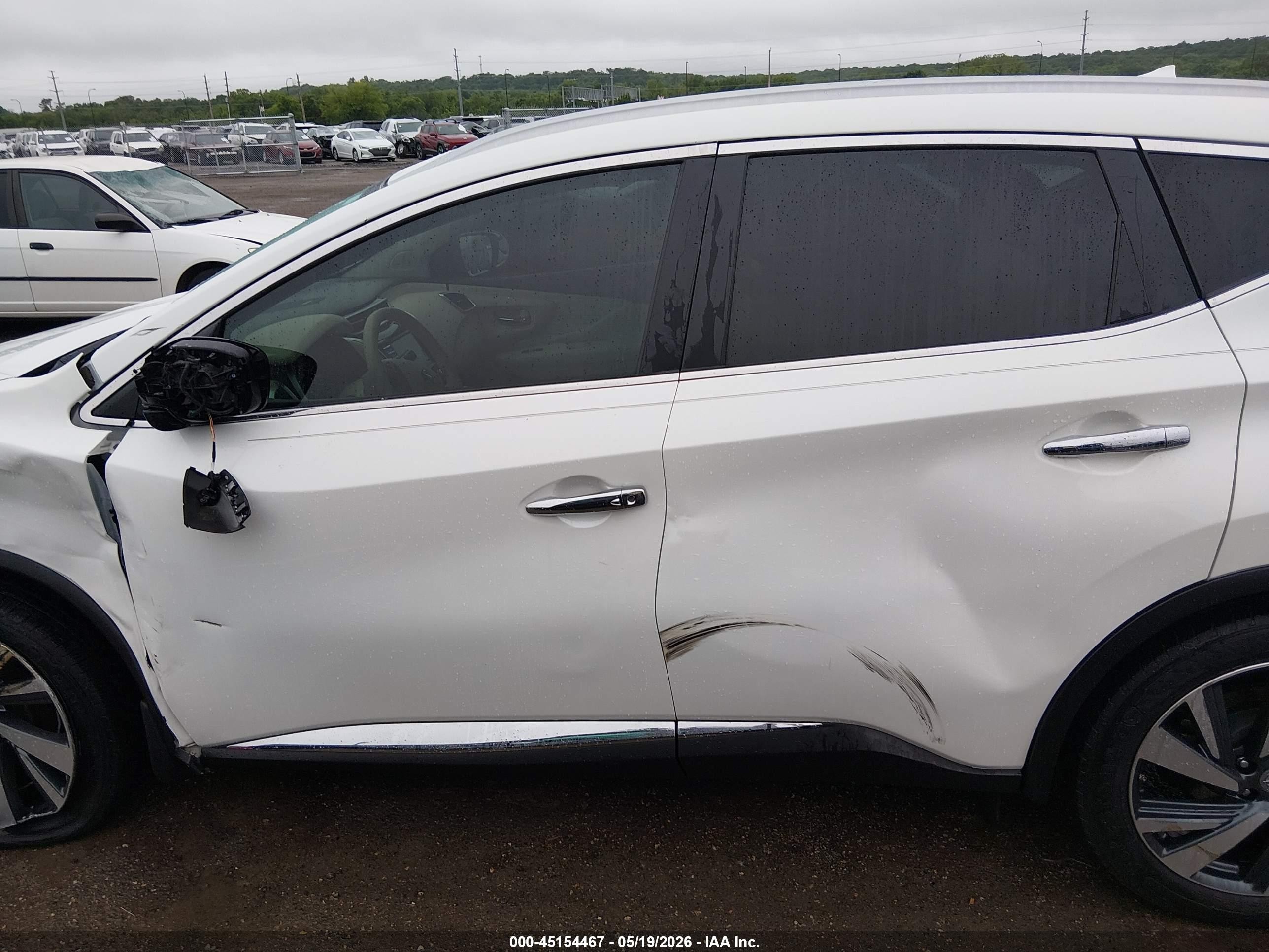 2015 Nissan Murano Platinum White vin: 5N1AZ2MG7FN211622