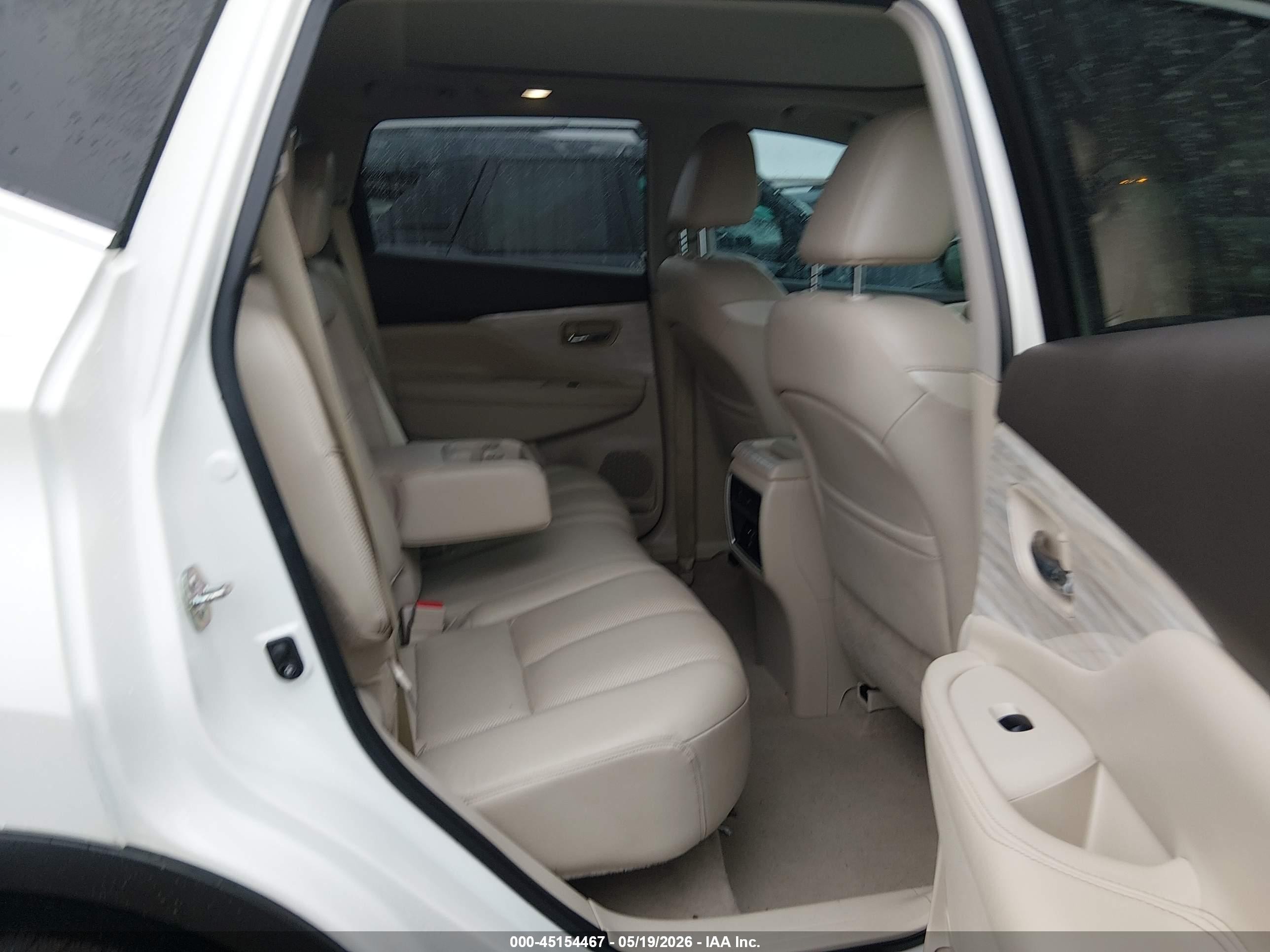 2015 Nissan Murano Platinum White vin: 5N1AZ2MG7FN211622